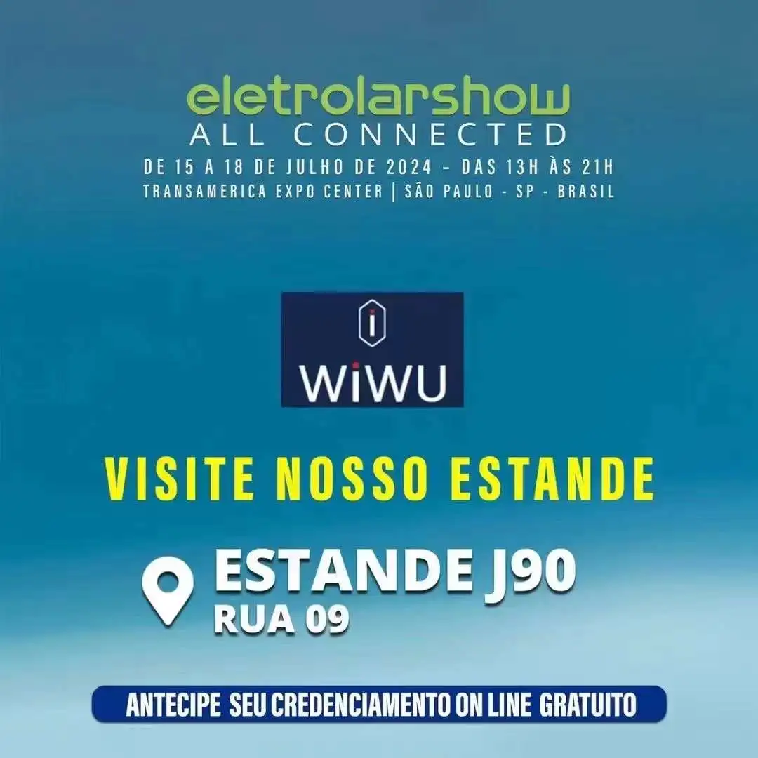WiWU Showcases Smart Lifestyle Innovations at Eletrolar Show 2024 in Brazil
