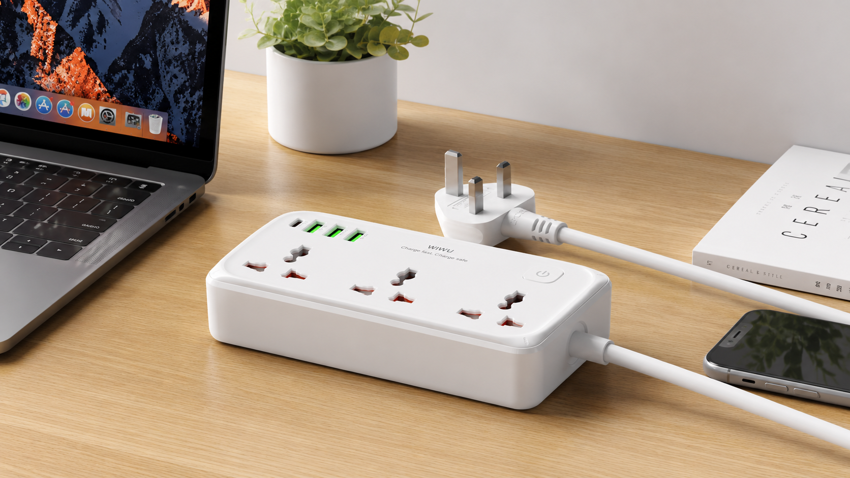 Revolutionize Your Power: Discover the 30W Cube Multiple Function GaN Power Strip