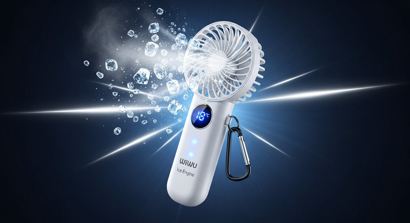 WiWU FS019 Ice Engine Fan Review: 16°C Portable Cooling