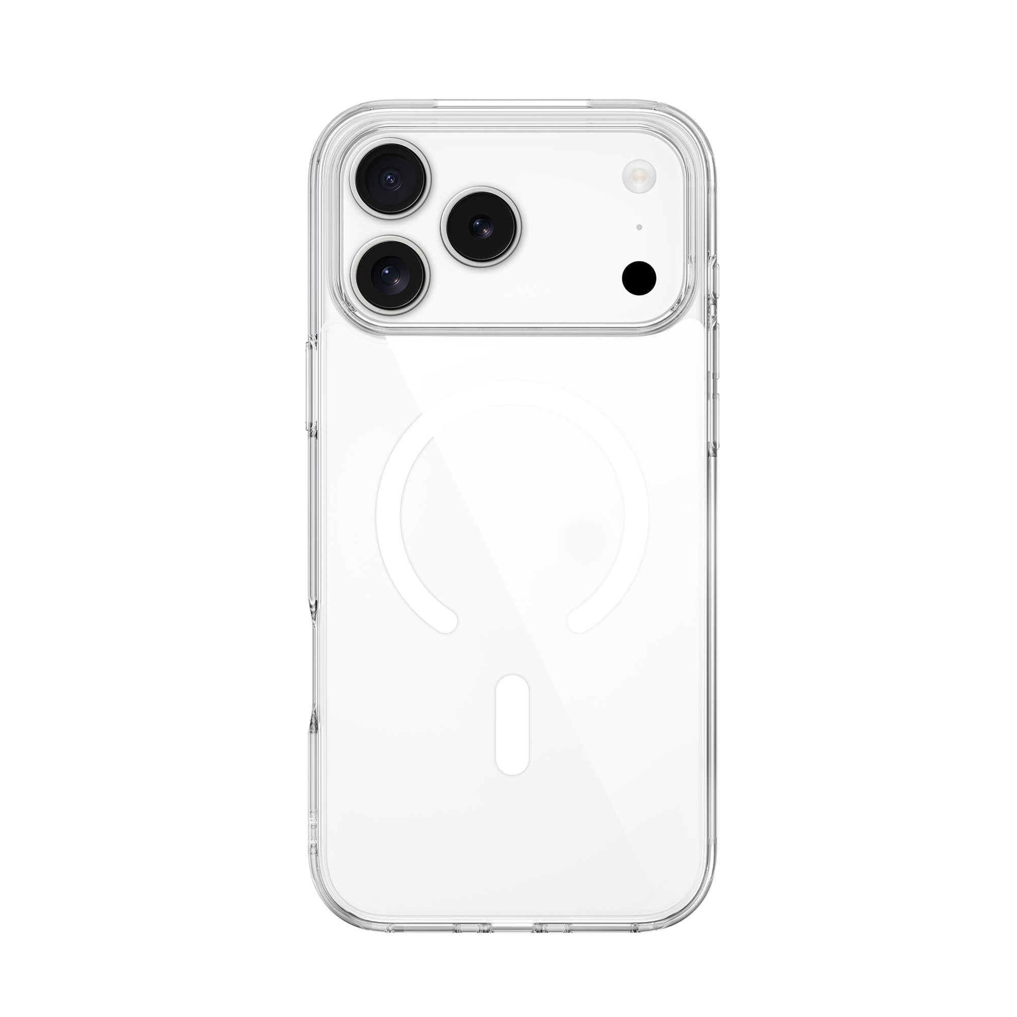 WiWU  IShield Pro MCC-101  Magnetic Clear Case 2.5mm Thick PC TPU Shell Strong Mag-Charge Support for IP17 Series