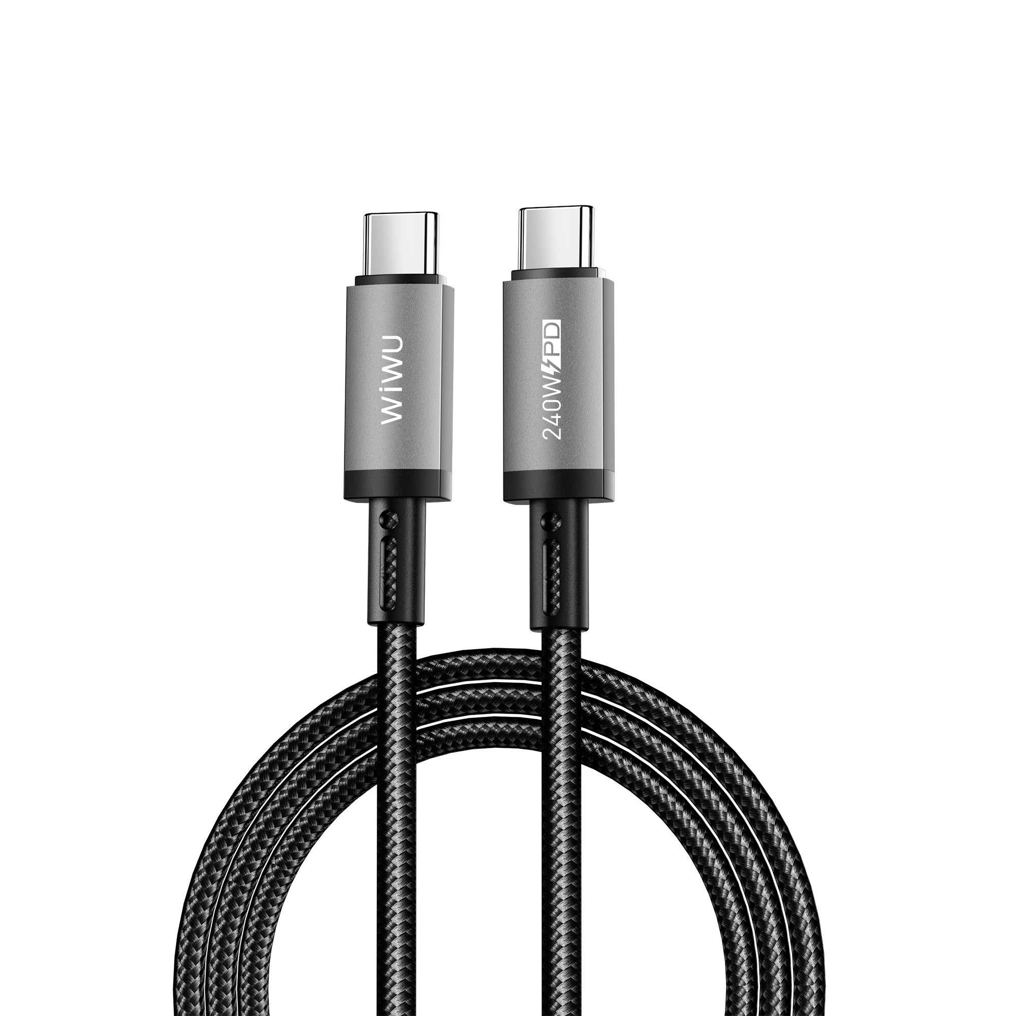 WiWU 1.5m  240W USB C to USB C TITAN LINK Series Fast Charging Cable for laptop computer Wi-C058