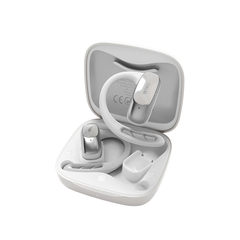 Hanging Open Ear O600 True Wireless Earphones TWS Noise Cancelling Hifi Stereo Sound Digital Display Portable Earbuds Sports Earphone
