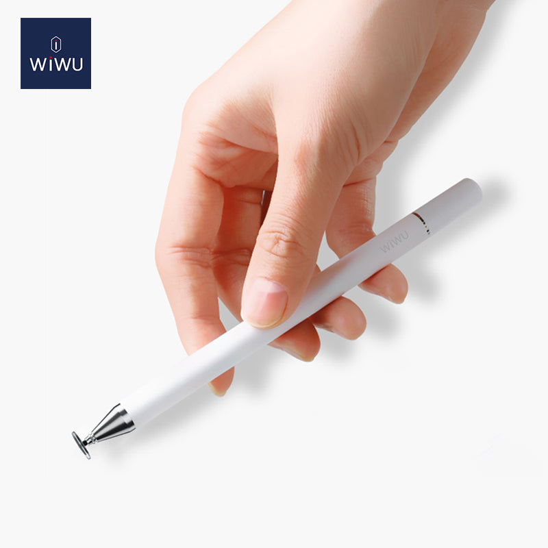 WiWU Pencil One Aluminum Alloy Touch Screen 2 in 1 Universal Stylus Pen for Smart Phone Tablet Writing Pen
