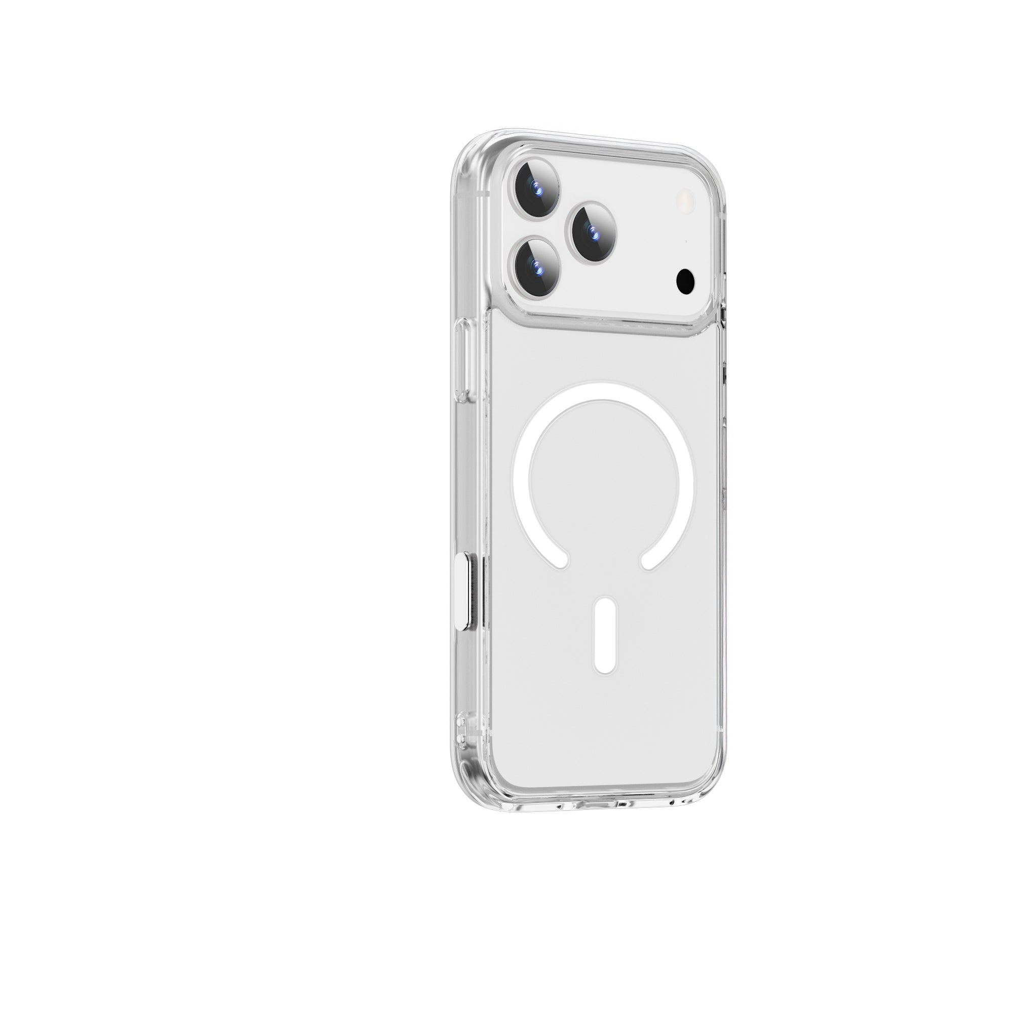 WiWU MCC-102 Dynamic Magnetic Case with Touch-Sensitive Camera Key and Thickened Clear Shield for IP17 Series