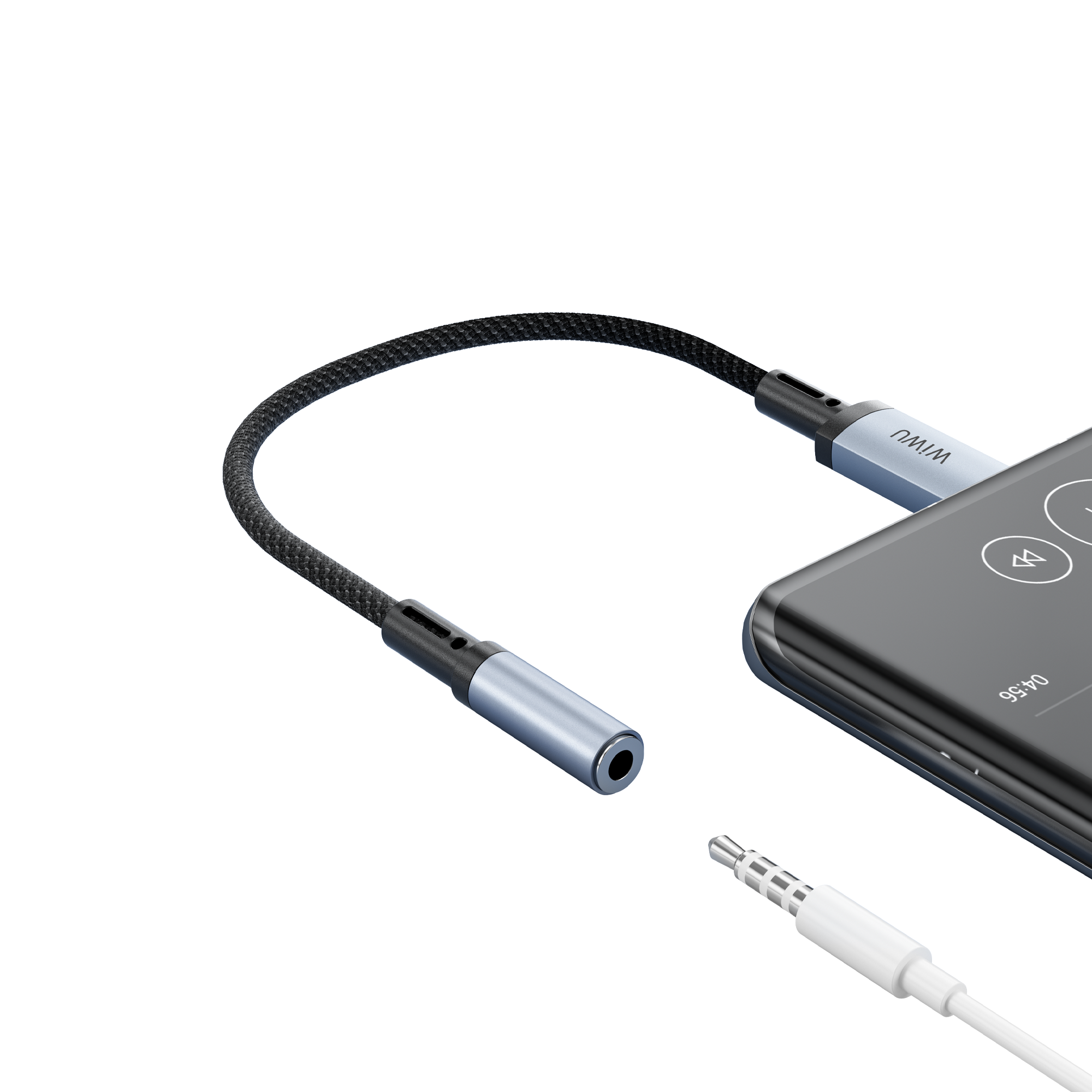 WiWU Legend Audio Convertor (0.15m) USB-C/Lightning to 3.5mm Wi-C047