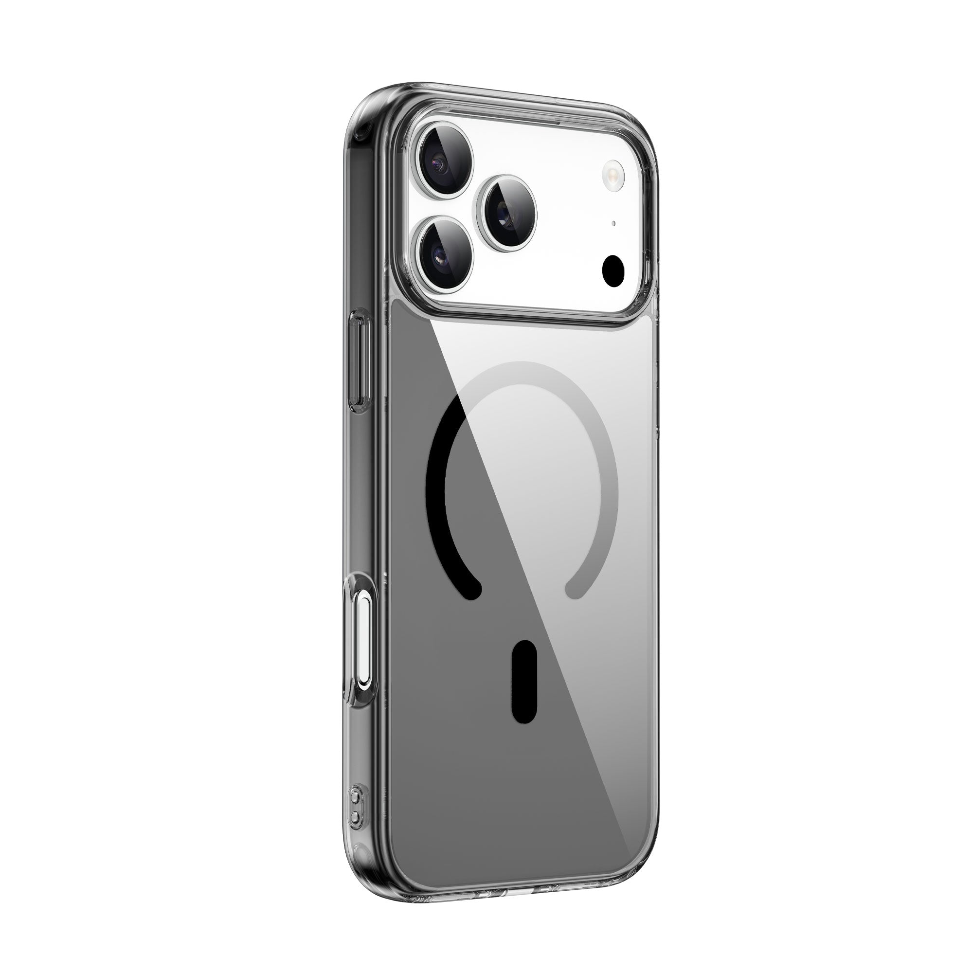 WiWU  IShield Pro MCC-101  Magnetic Clear Case 2.5mm Thick PC TPU Shell Strong Mag-Charge Support for IP17 Series