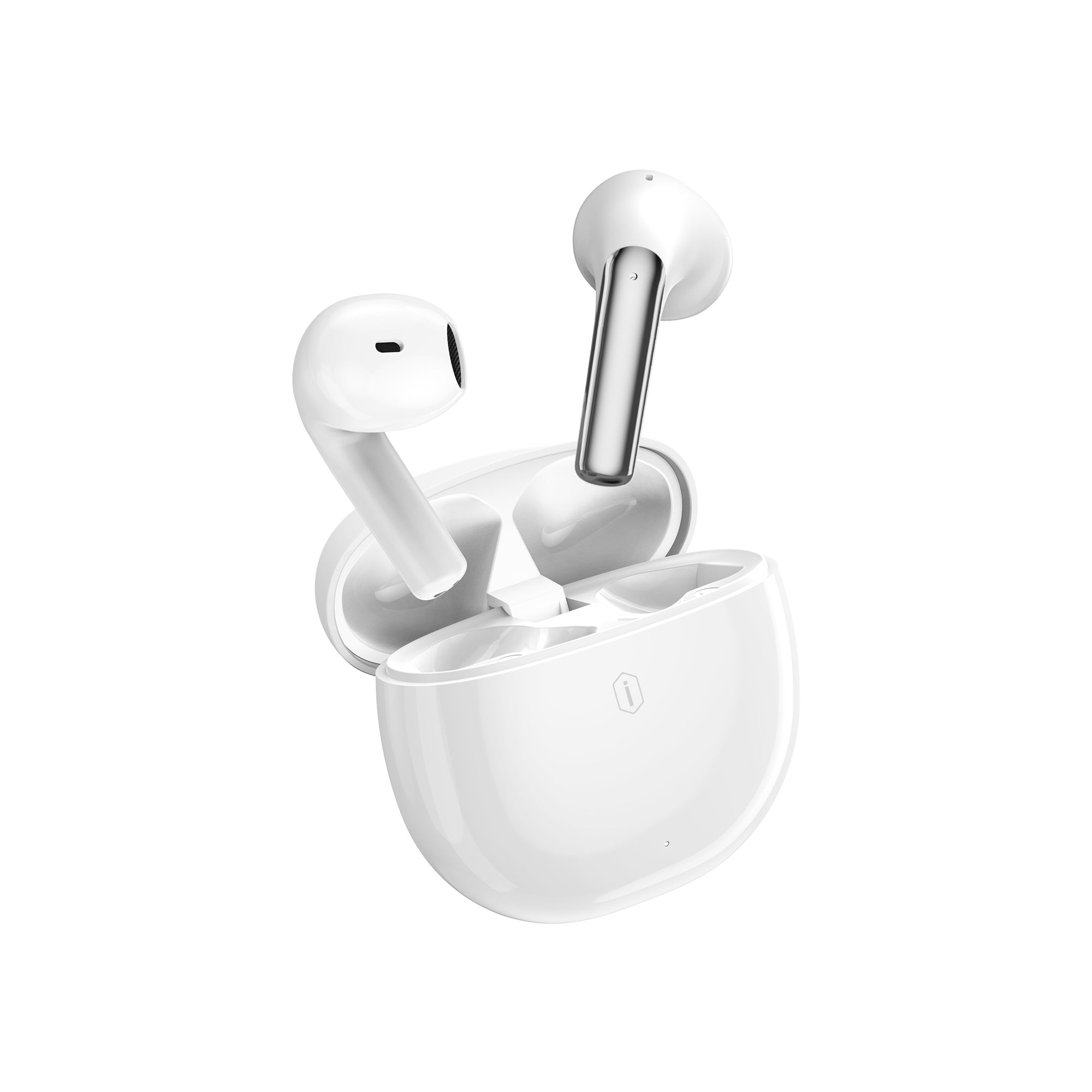 WiWU T31 ENC Wireless Earbuds Bluetooth 53 Headphones with 4 Mic ENC Noise Reduction IPX4 Waterproof 40H Battery Fast Charging Earphones for Calls and Music