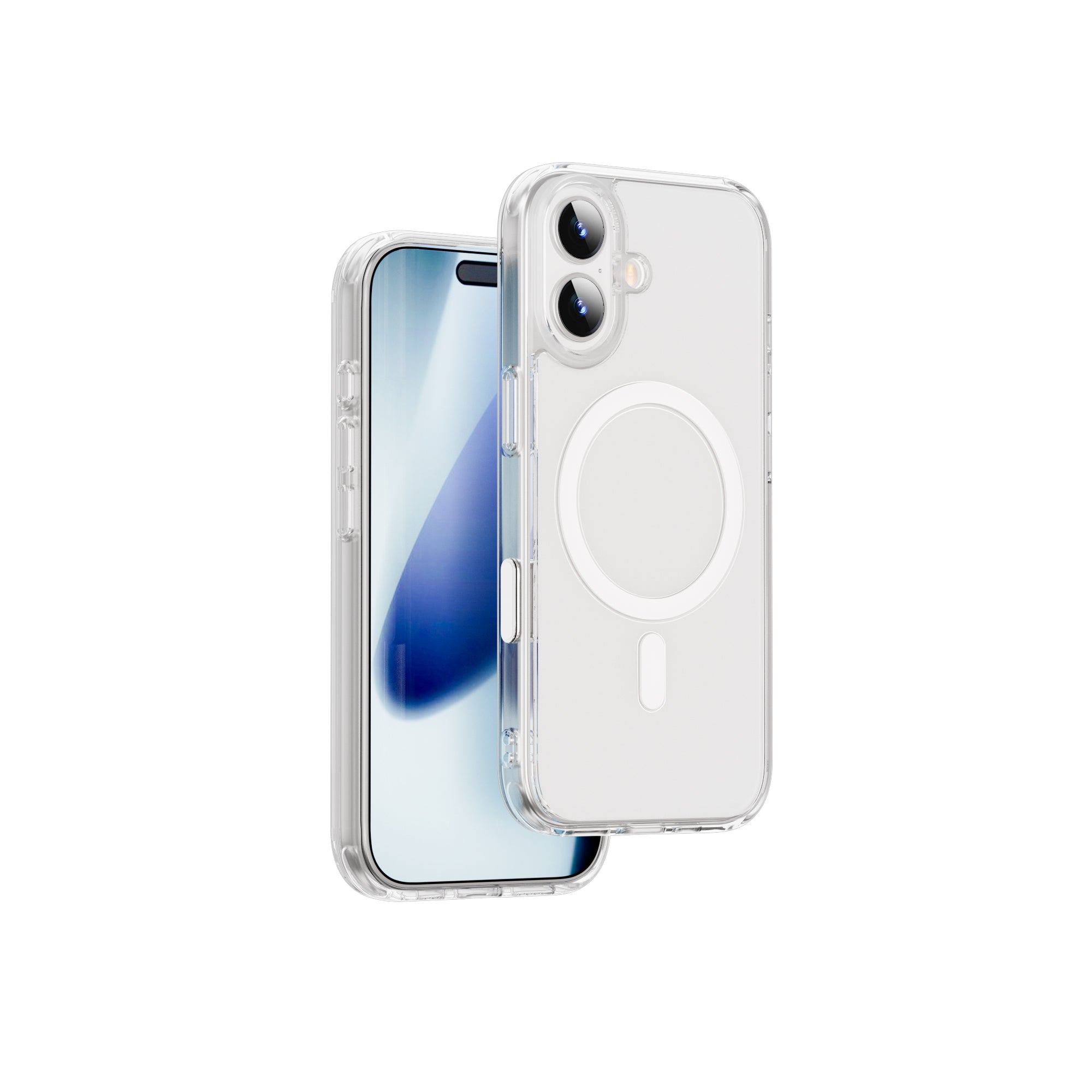 WiWU MCC-102 Dynamic Magnetic Case with Touch-Sensitive Camera Key and Thickened Clear Shield for IP17 Series