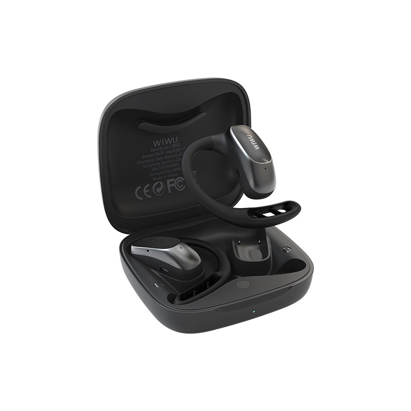 Hanging Open Ear O600 True Wireless Earphones TWS Noise Cancelling Hifi Stereo Sound Digital Display Portable Earbuds Sports Earphone