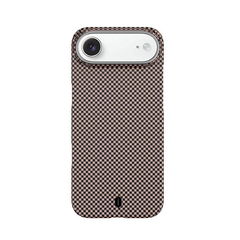 WiWU DCC-208 ARAMID ARMOR Magnetic Case 600D Aramid Fiber Slim Protective Kickstand Cover Anti-Fingerprint for IP17 Series Black Gold Red
