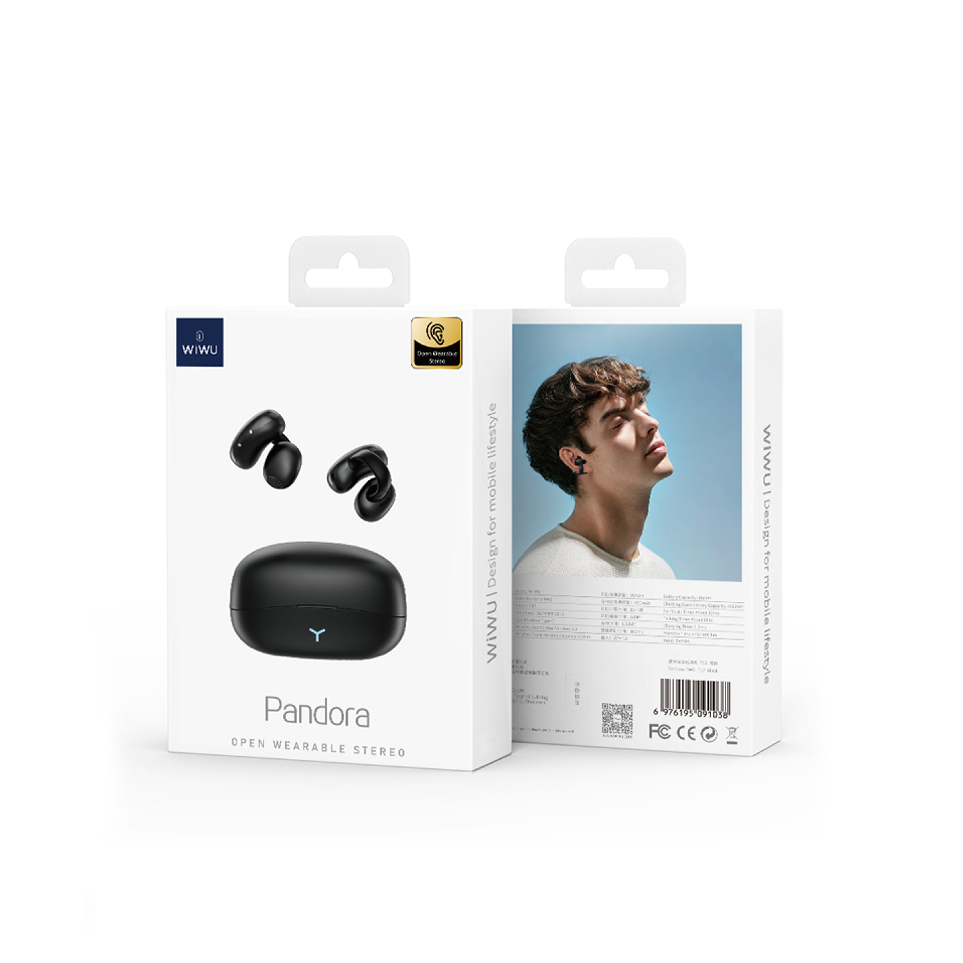 WiWU Wireless Bluetooth Earbuds T17 Stereo Sound wireless Earphone with charging case