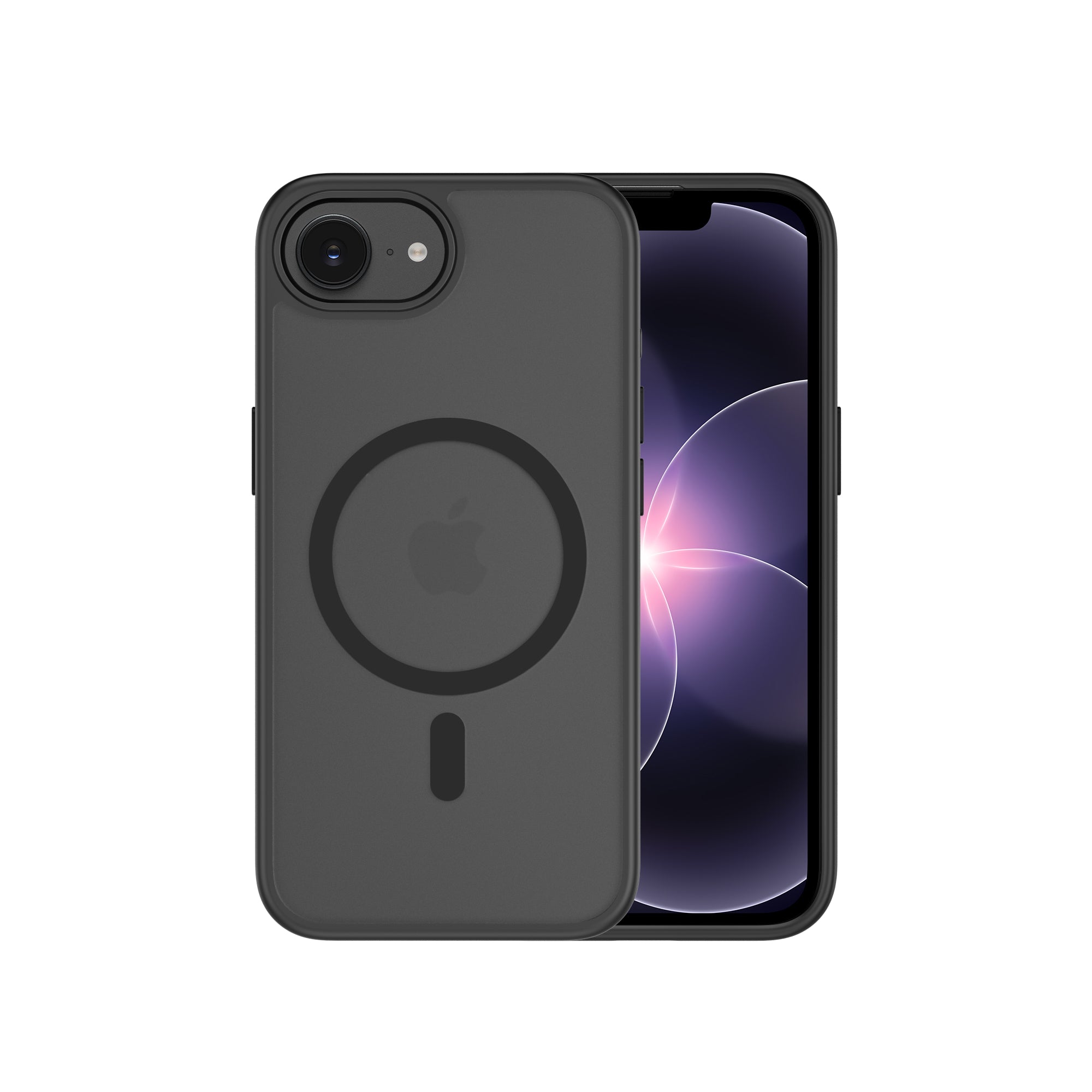 WiWU FGG-012 Armor Magnetic Case Soft Touch with Metal Buttons and Camera Ring for IP17 Series