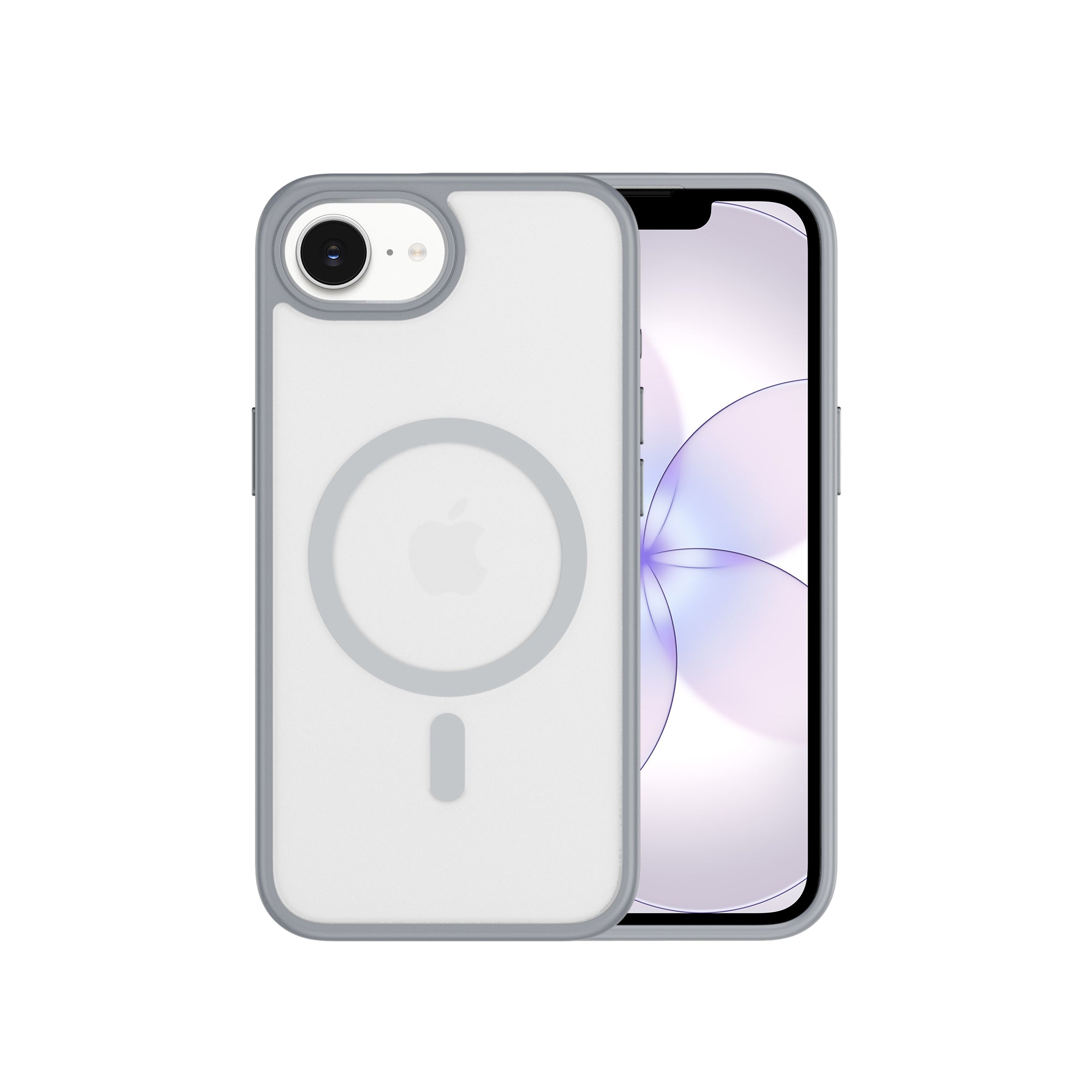 WiWU FGG-012 Armor Magnetic Case Soft Touch with Metal Buttons and Camera Ring for IP17 Series