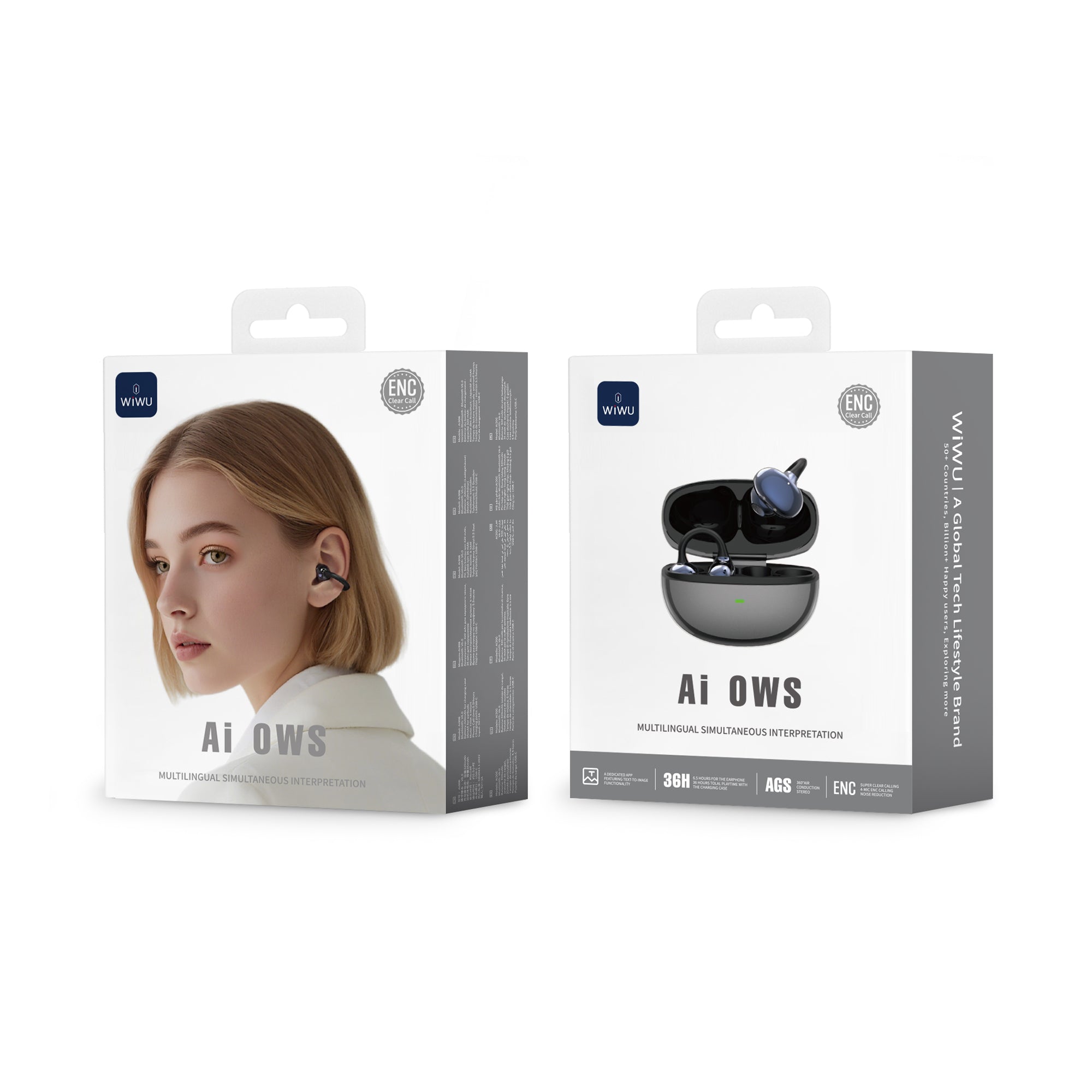 WiWU Ai306 Multilingual Real-time Translation Wireless Earbuds