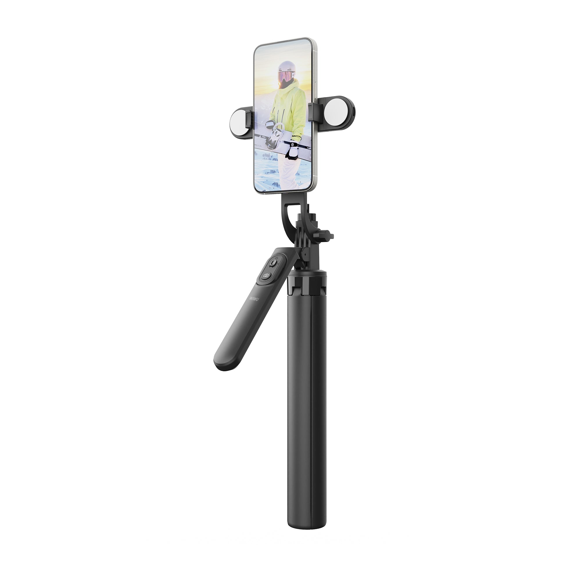 WiWU 360 Degree free Rotative Selfie Stick with Long Arm 180cm Selfie stick for picture Travel Stick Wi-SE012