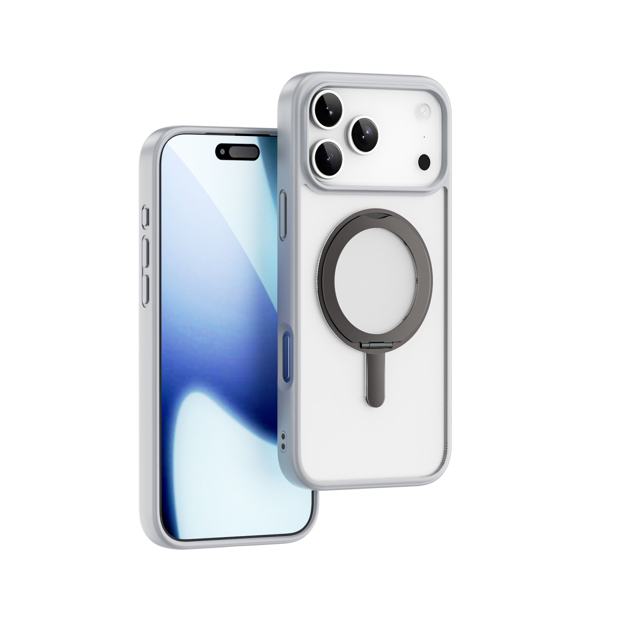 WiWU FGG-202 Soft Touch Magnetic Case with Kickstand Shockproof Skin Feel for IP17 Series