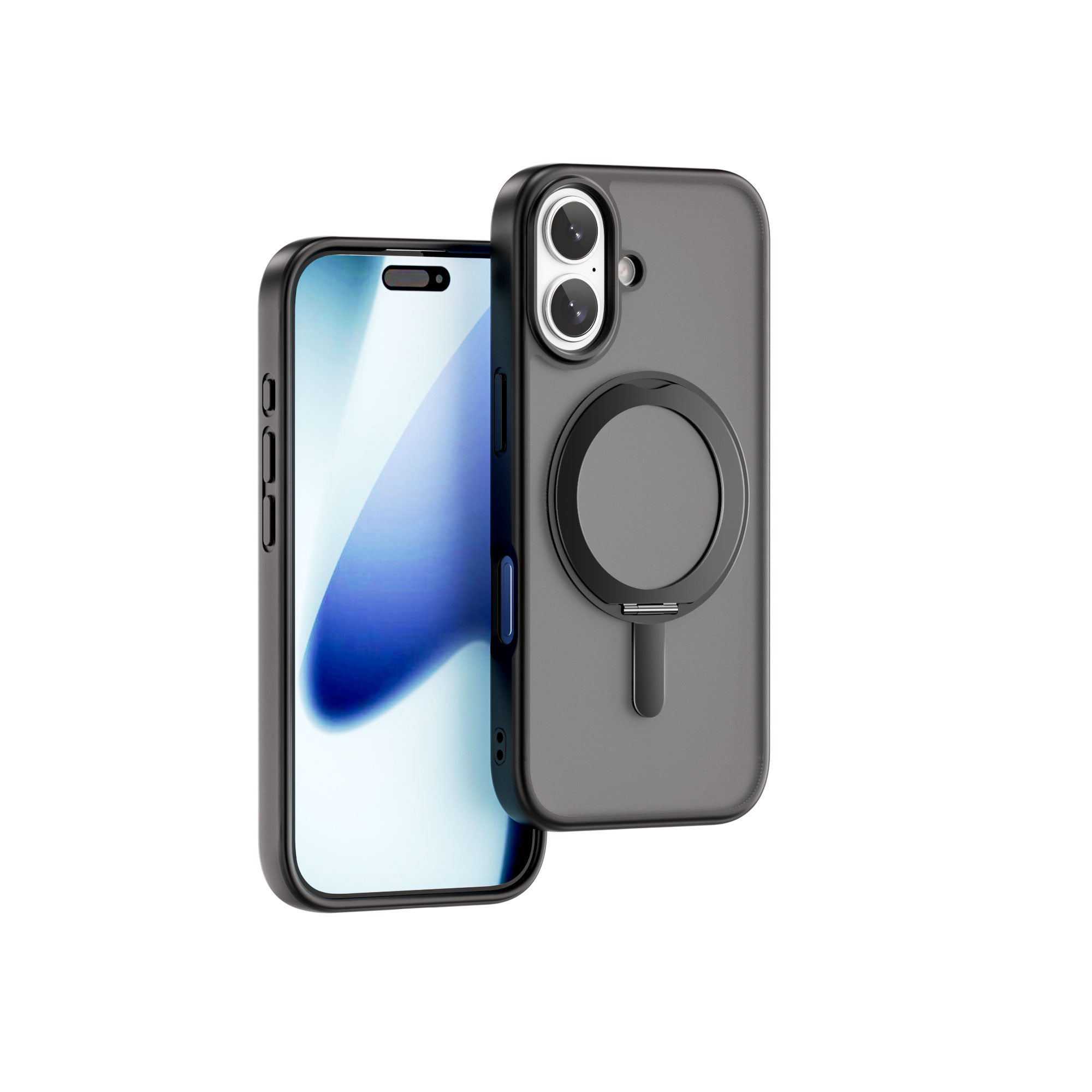 WiWU FGG-202 Soft Touch Magnetic Case with Kickstand Shockproof Skin Feel for IP17 Series