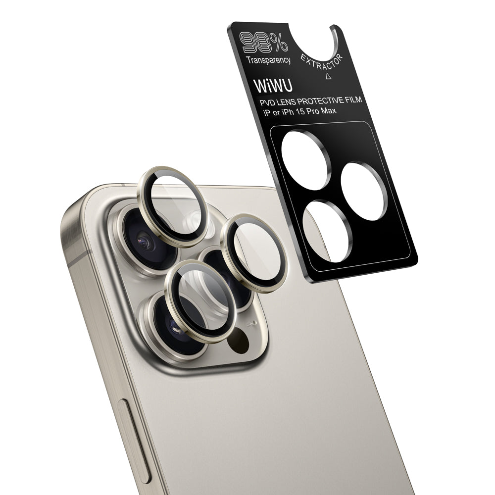 WiWU Sapphire Diamond Hard Lens guard for iP17 Series (3 lens/pack) LG-003