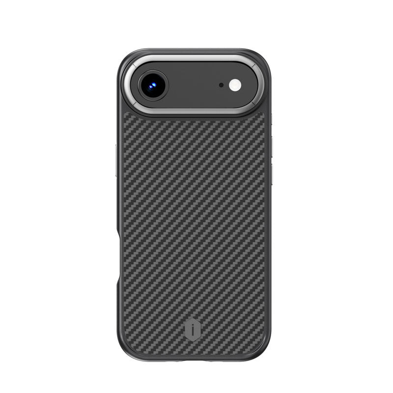WiWU DCC-205 Aramid Fiber Magnetic Case Soft Touch with Kevlar Shell and Metal Buttons for IP17 Series