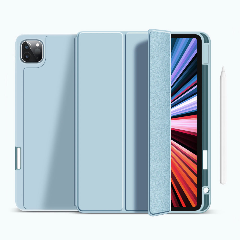 WiWU Multi-color Skin Feeling Shockproof Protective Case with Pencil Holder for iPad 10.2 & 10.5 & 10.9 & 12.9 inch