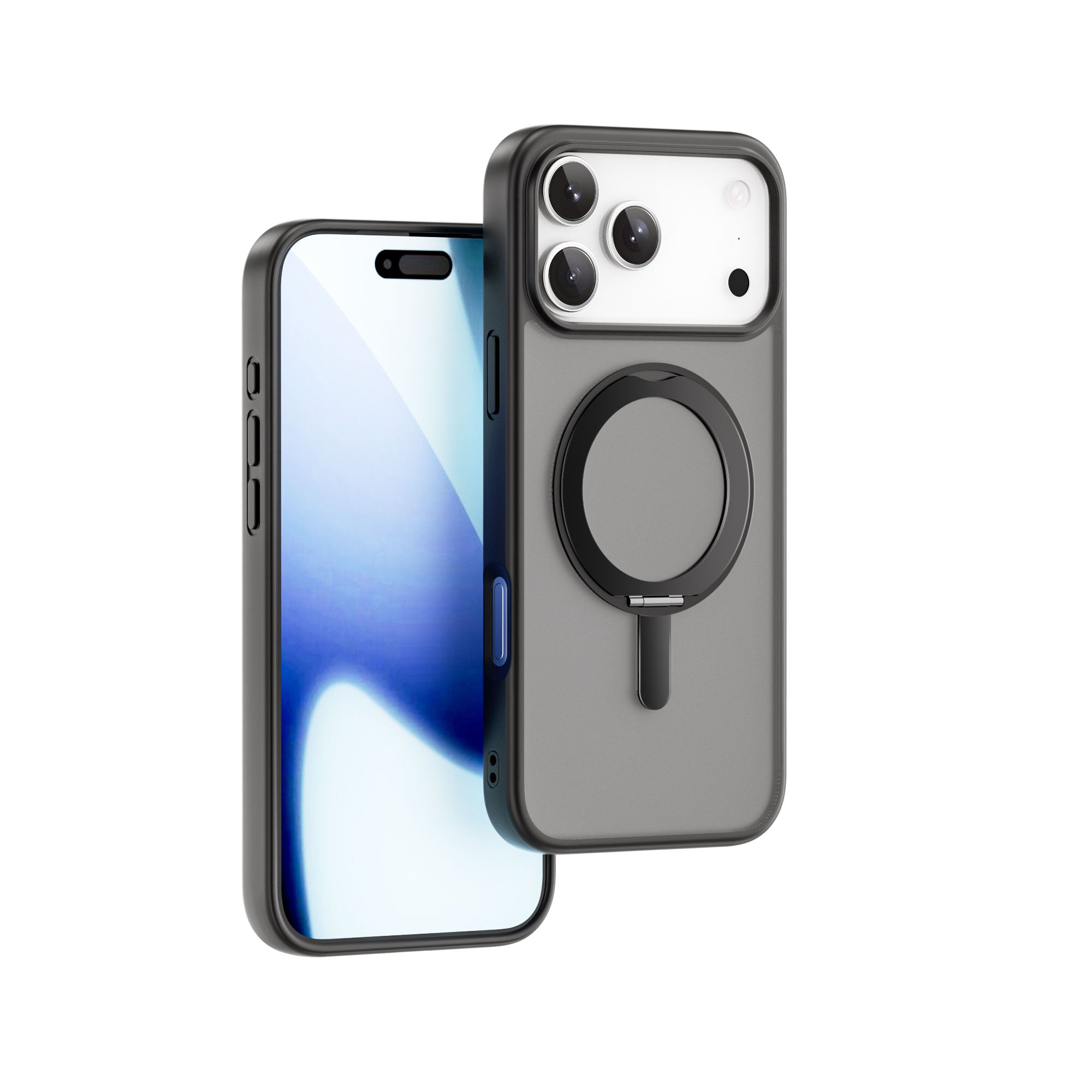 WiWU FGG-202 Soft Touch Magnetic Case with Kickstand Shockproof Skin Feel for IP17 Series