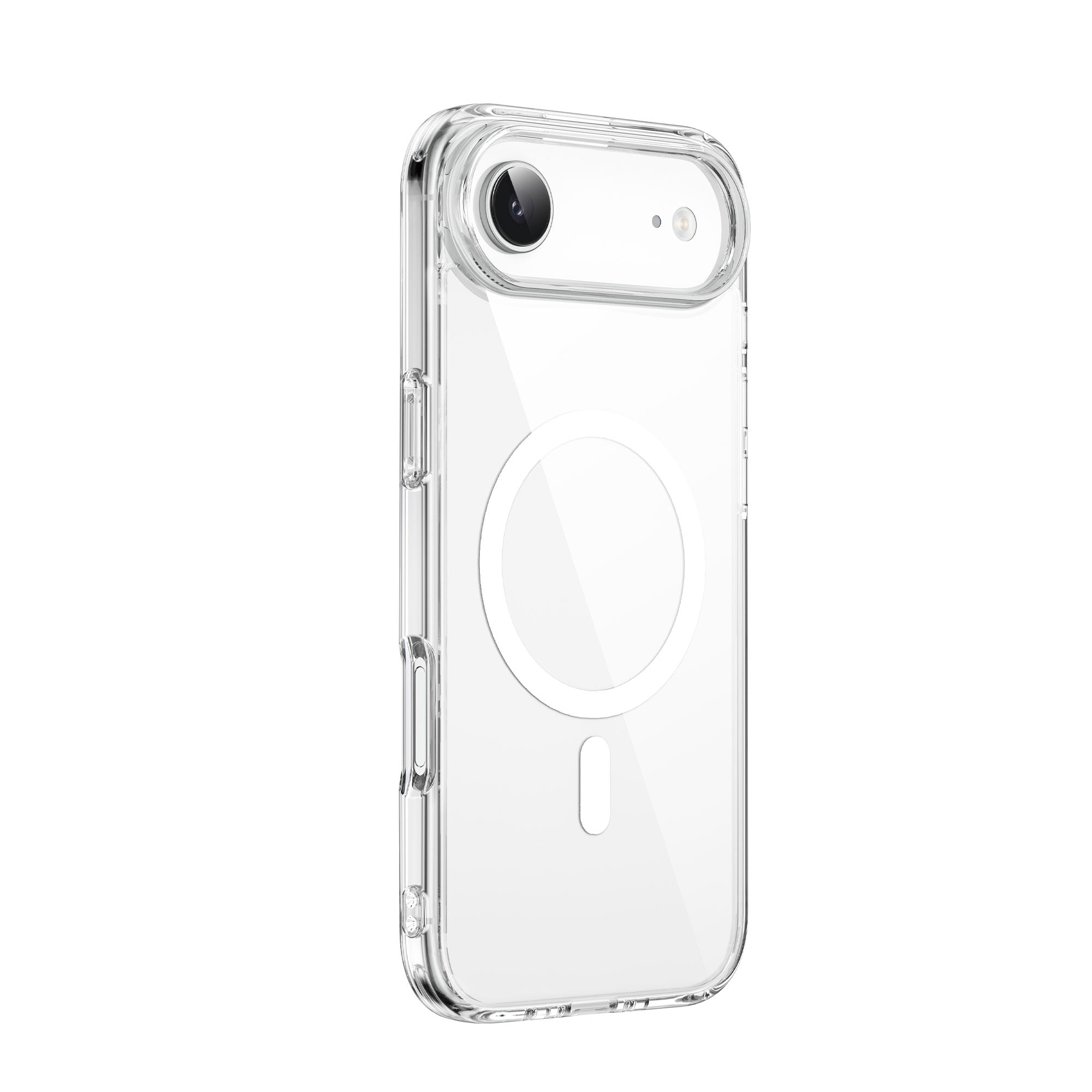 WiWU  IShield Pro MCC-101  Magnetic Clear Case 2.5mm Thick PC TPU Shell Strong Mag-Charge Support for IP17 Series