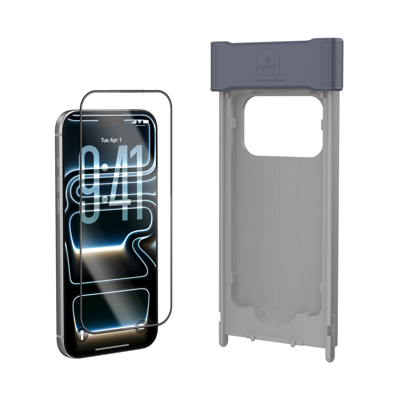 WiWU GT-032 Privacy Tempered Glass Screen Protector with Anti-Spy & Anti-Glare Protection
