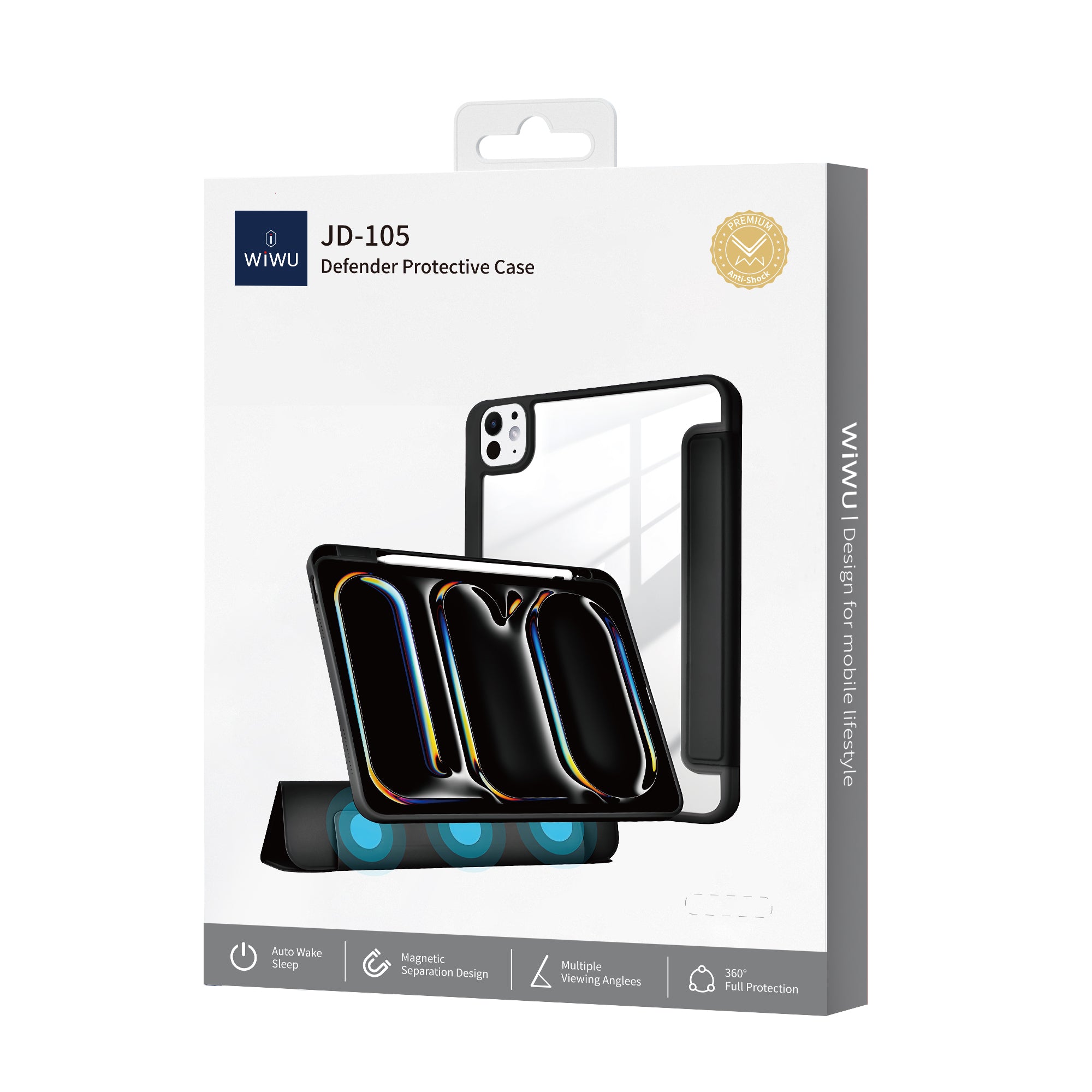 WiWU Defender Protective Case For iPad Full Cover Tablet Case JD-105