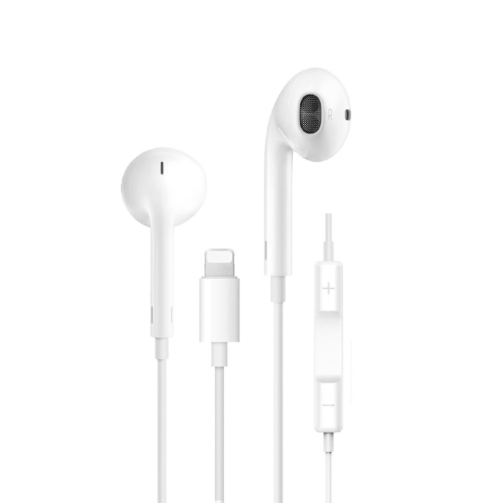 WiWU Wired earphone EB302 Plug and play lightning earphone  Egornomic Earbuds