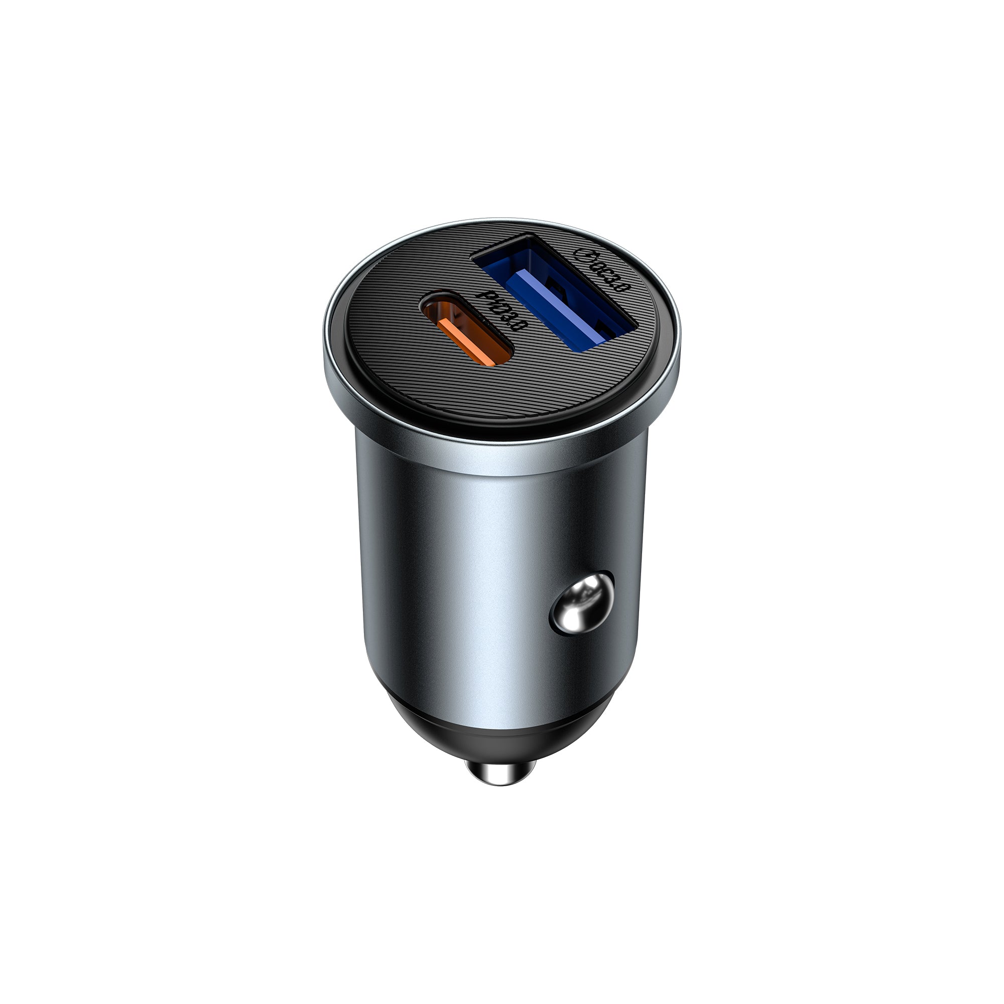 WiWU Wi‑CC030 Nano Lite 35W USB‑C plus USB Car Charger PPS Mini Dual Port Fast Charge Adapter