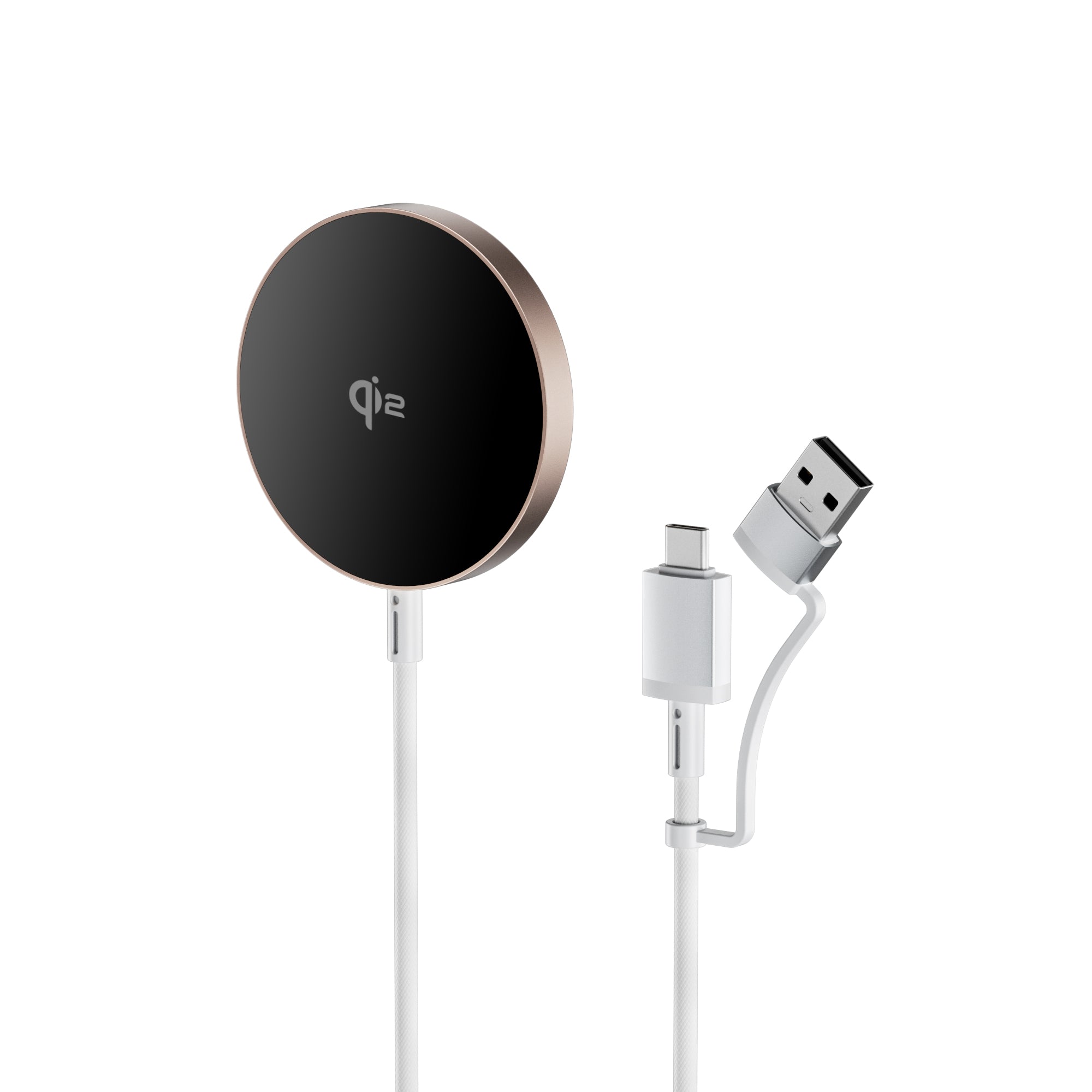 WiWU Qi2.0 Wireless Charger Wi-W029 Aluminum alloy magnetic 15W wireless charger for mobile phone