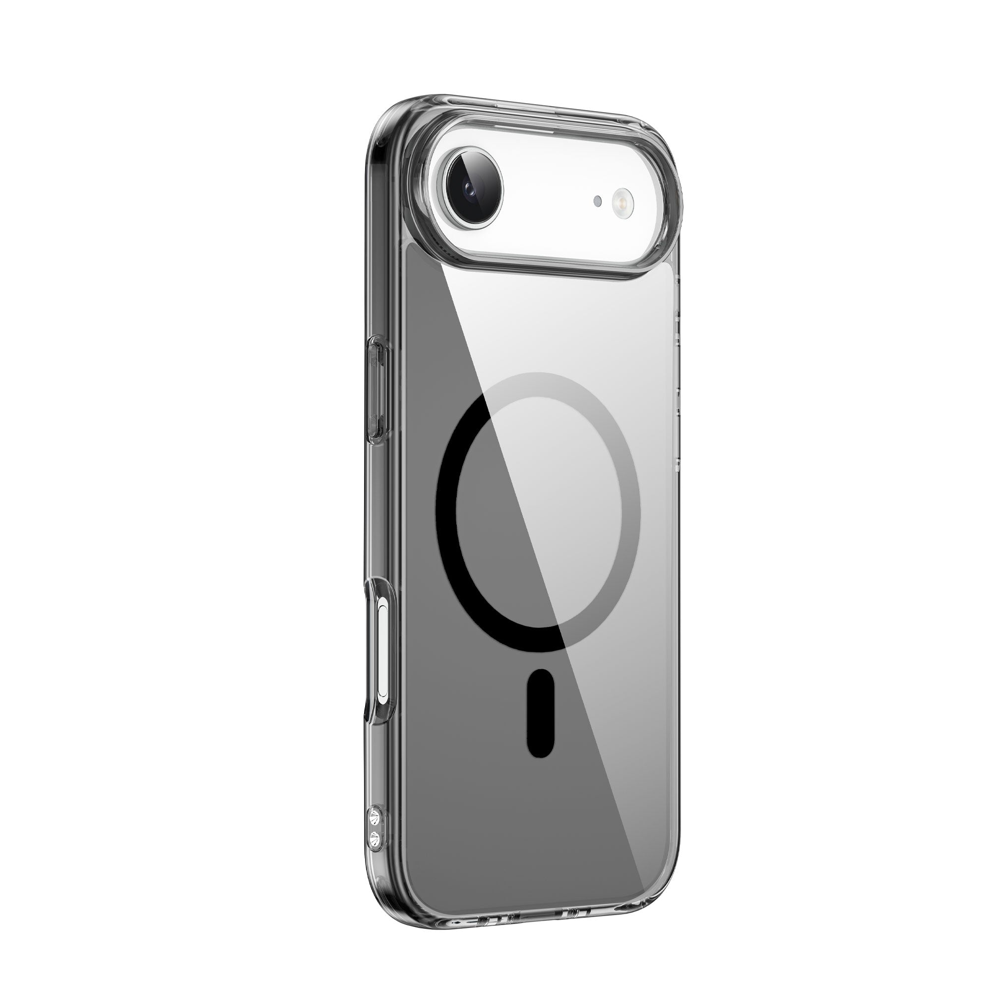 WiWU  IShield Pro MCC-101  Magnetic Clear Case 2.5mm Thick PC TPU Shell Strong Mag-Charge Support for IP17 Series