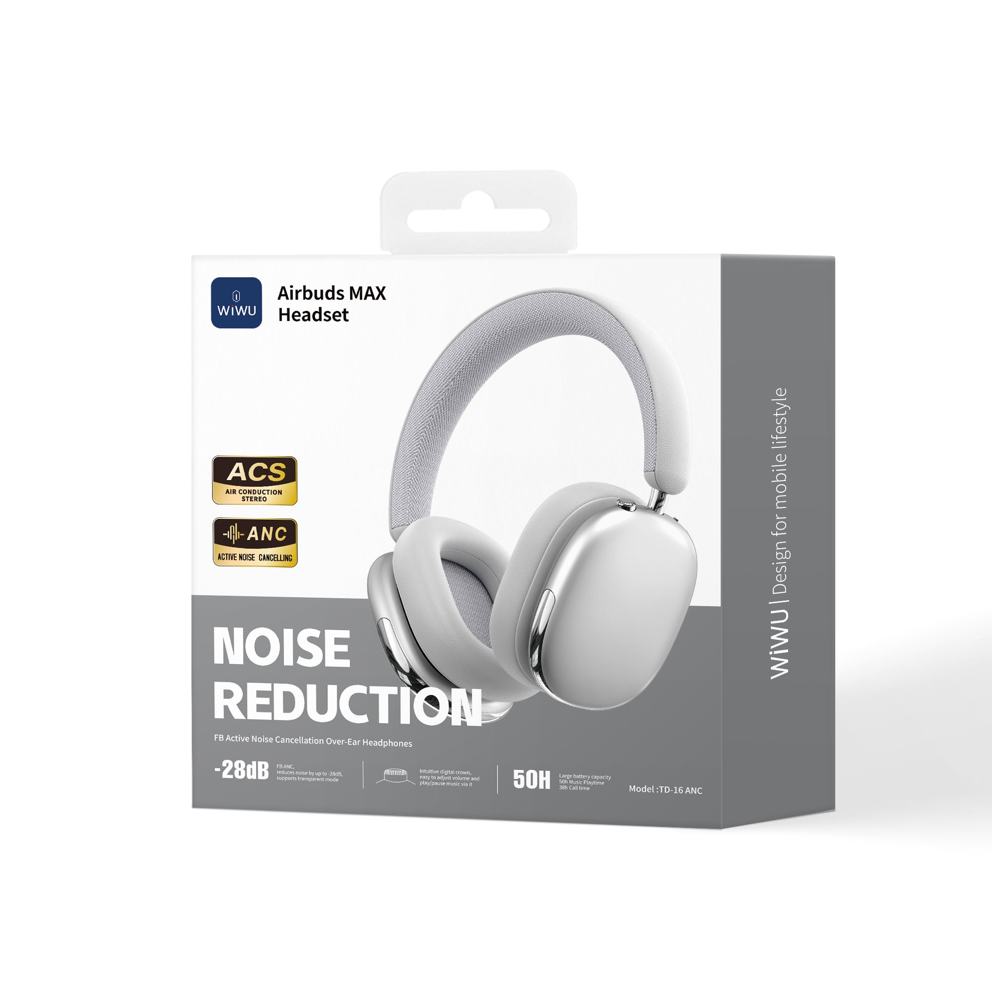 WiWU Airbuds MAX Headset TD-16 ANC