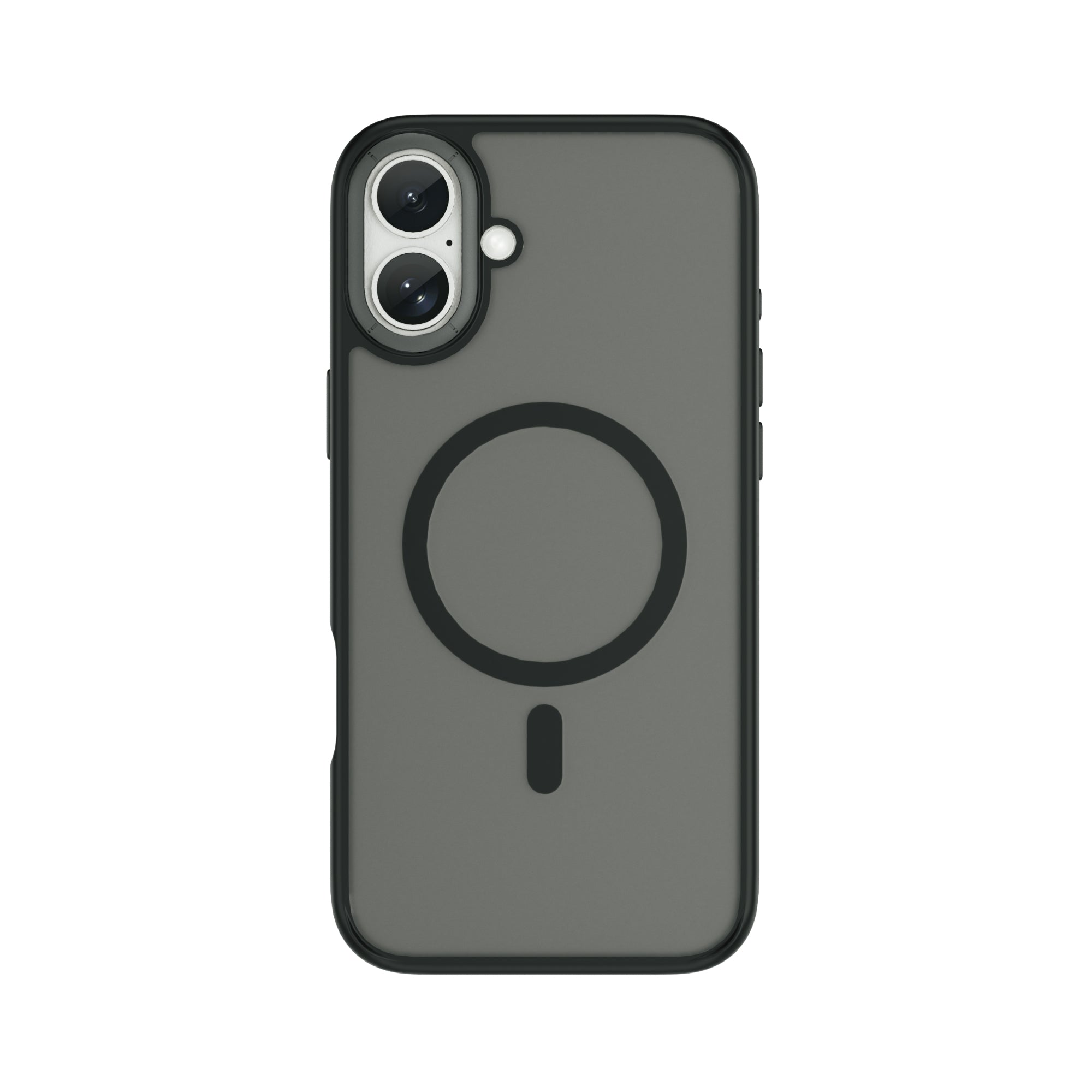 WiWU FGG-012 Armor Magnetic Case Soft Touch with Metal Buttons and Camera Ring for IP17 Series