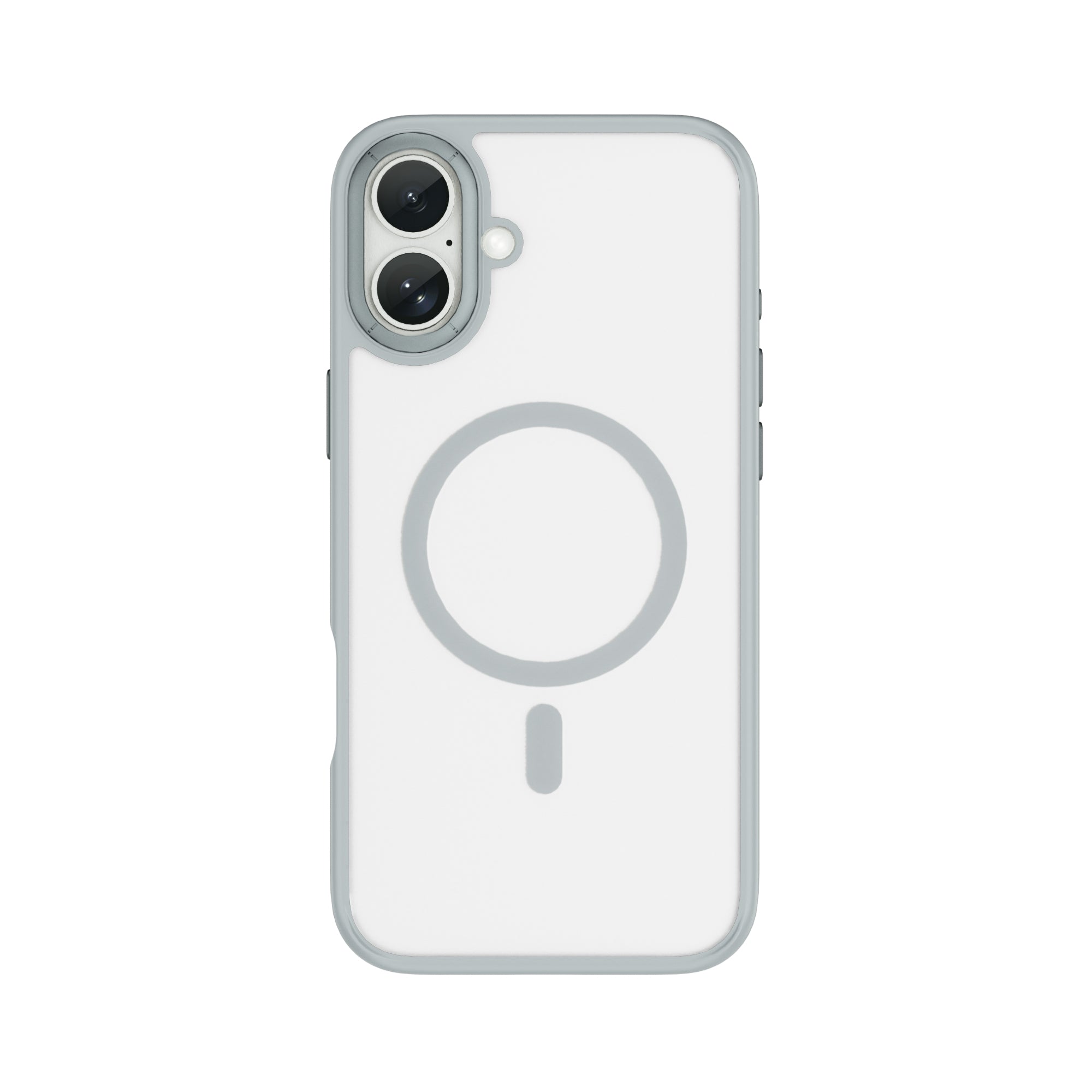 WiWU FGG-012 Armor Magnetic Case Soft Touch with Metal Buttons and Camera Ring for IP17 Series
