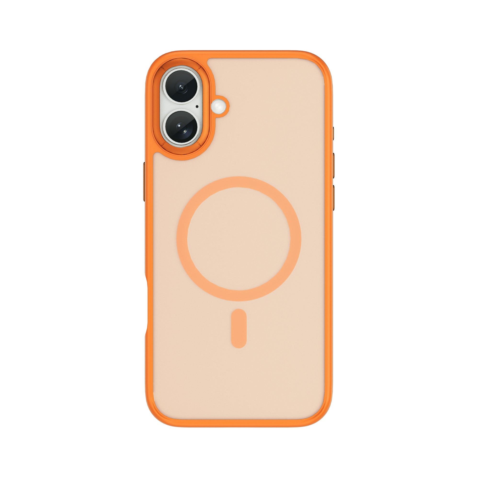 WiWU FGG-012 Armor Magnetic Case Soft Touch with Metal Buttons and Camera Ring for IP17 Series