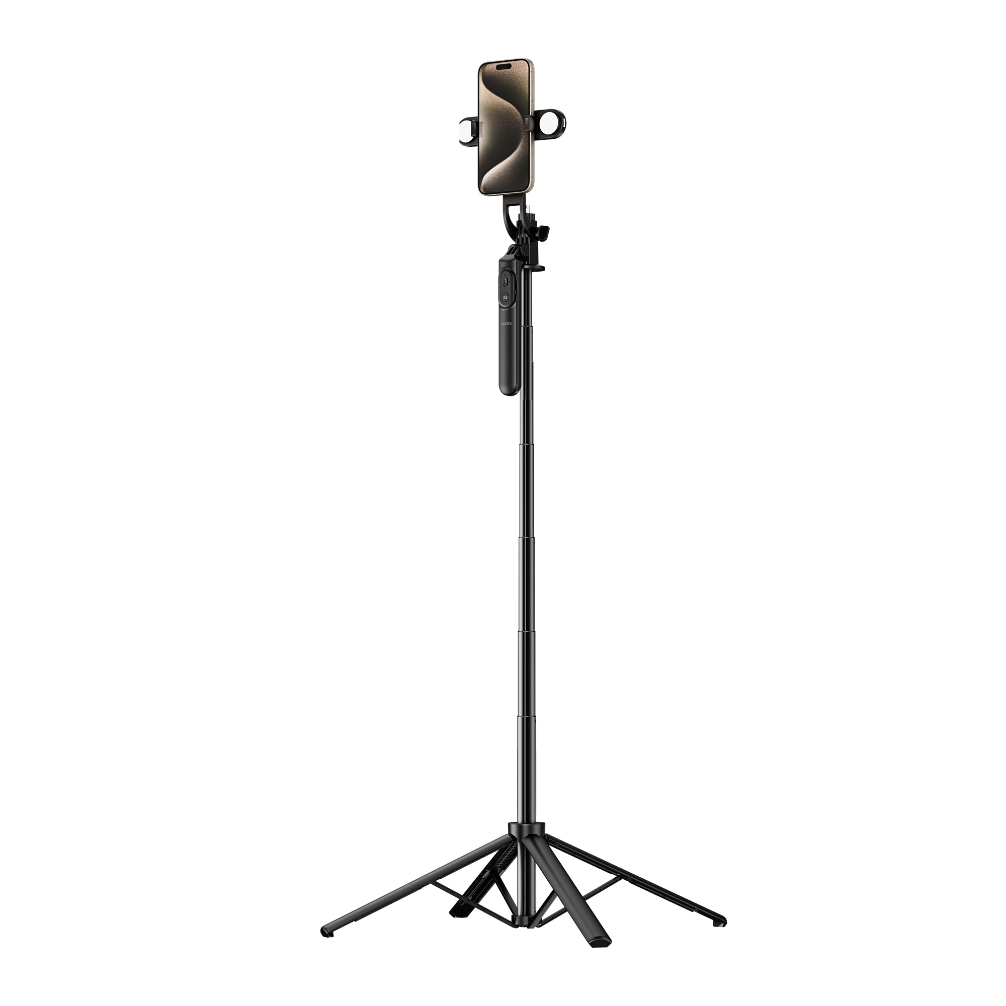 WiWU 360 Degree free Rotative Selfie Stick with Long Arm 180cm Selfie stick for picture Travel Stick Wi-SE012