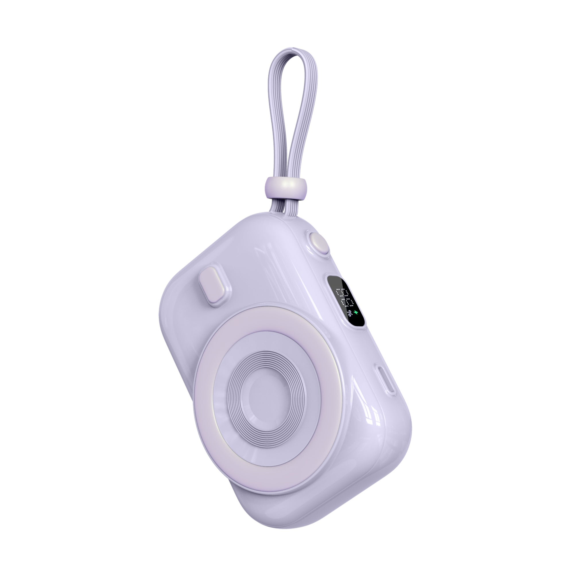 WiWU Brand New Magnetic 22.5w Fast Charging Wi-P041 Colorful Mini Portable Power Bank With Type C Port Cable