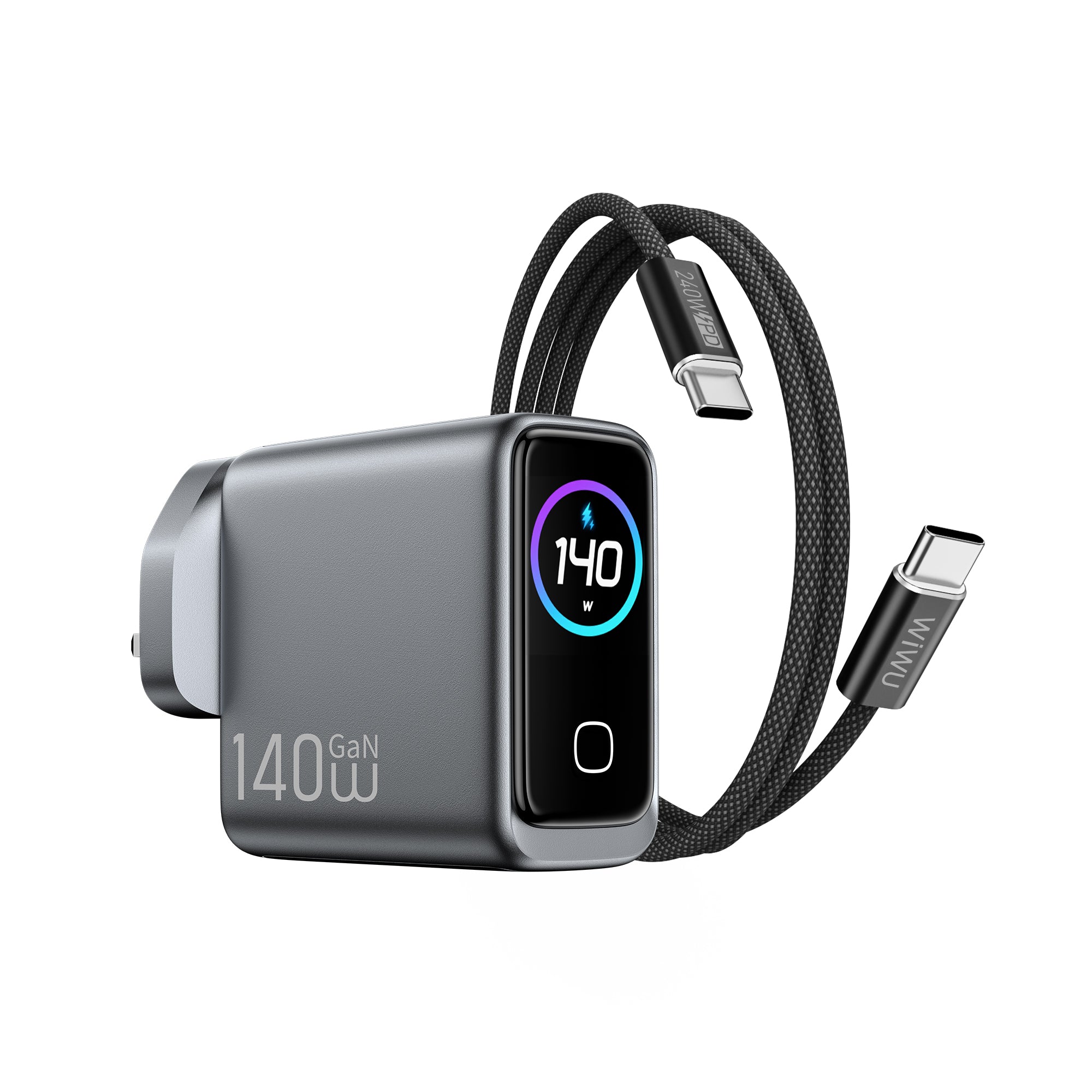 WiWU Voyager 140W PD/QC GaN Charger Combo CHG200