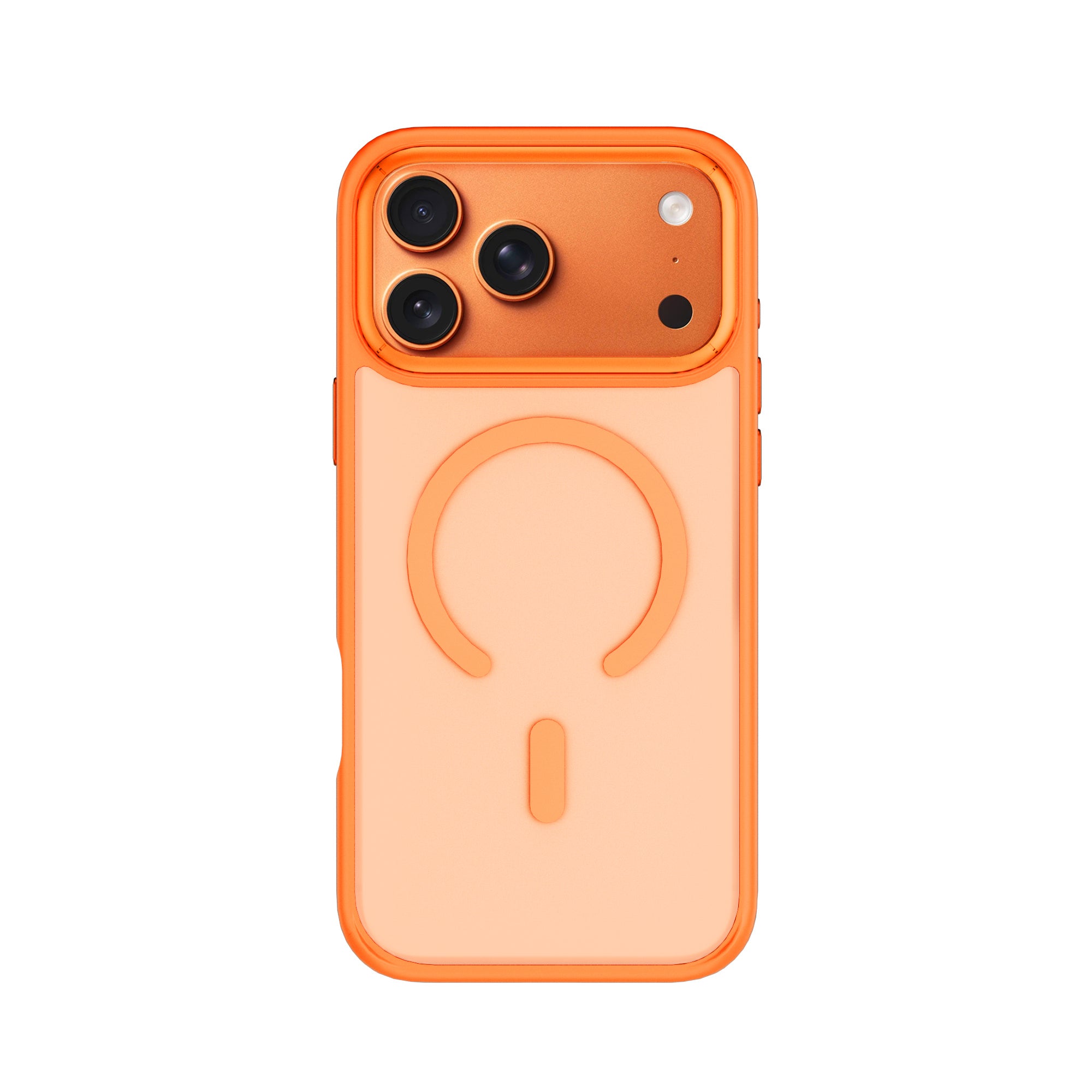 WiWU FGG-012 Armor Magnetic Case Soft Touch with Metal Buttons and Camera Ring for IP17 Series