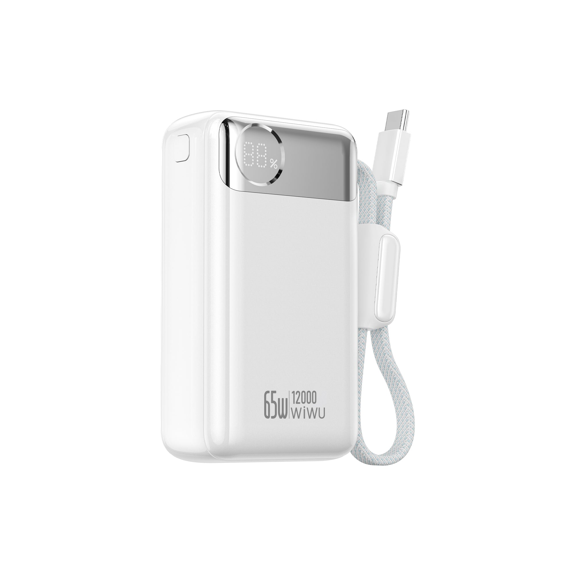 WiWU Power Plus 65W Built-in Cable Power Bank T132