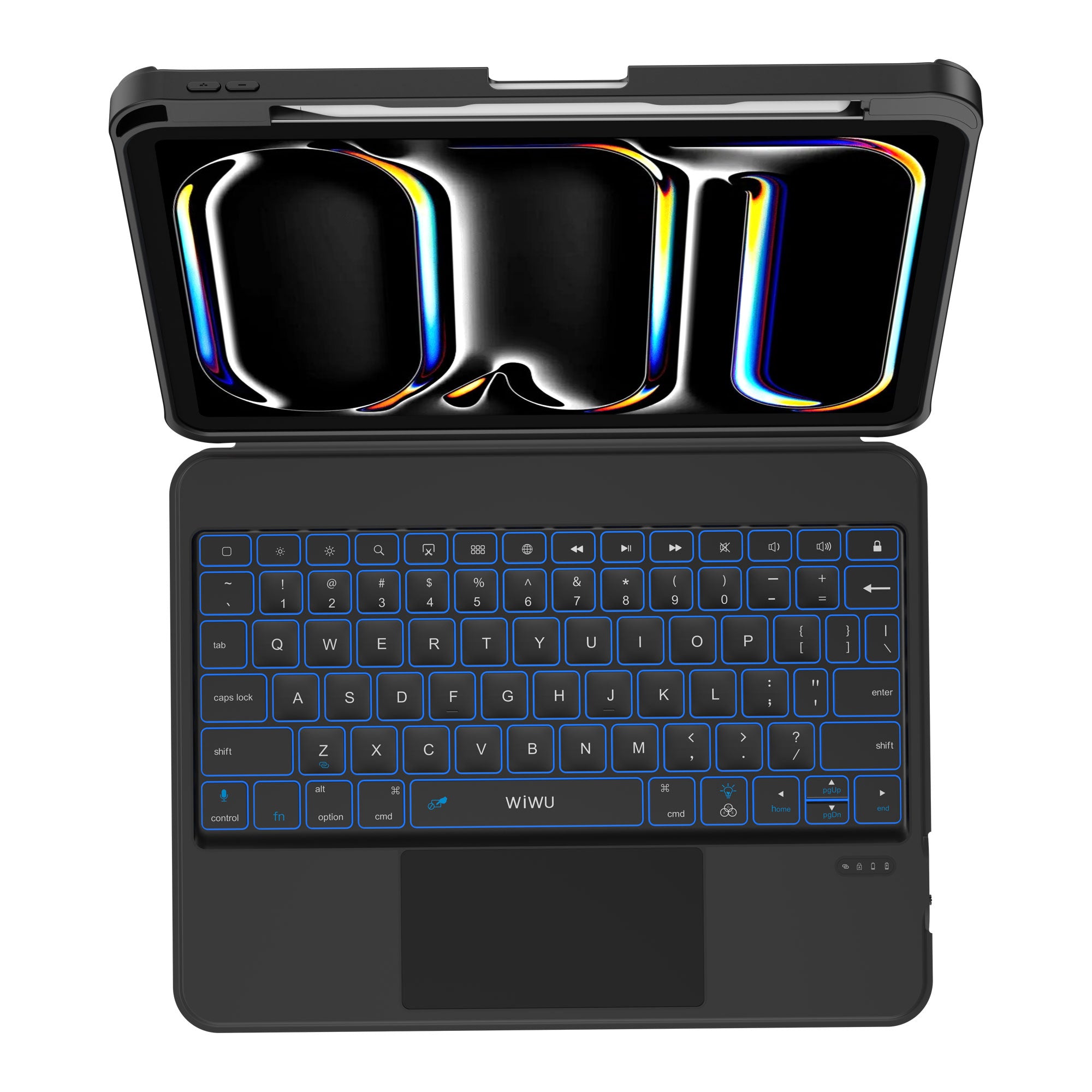 WiWU MK-007 Pro 360° Rotating Detachable Keyboard Case All-in-One Protection Smart Touchpad Ultra-Fast Typing