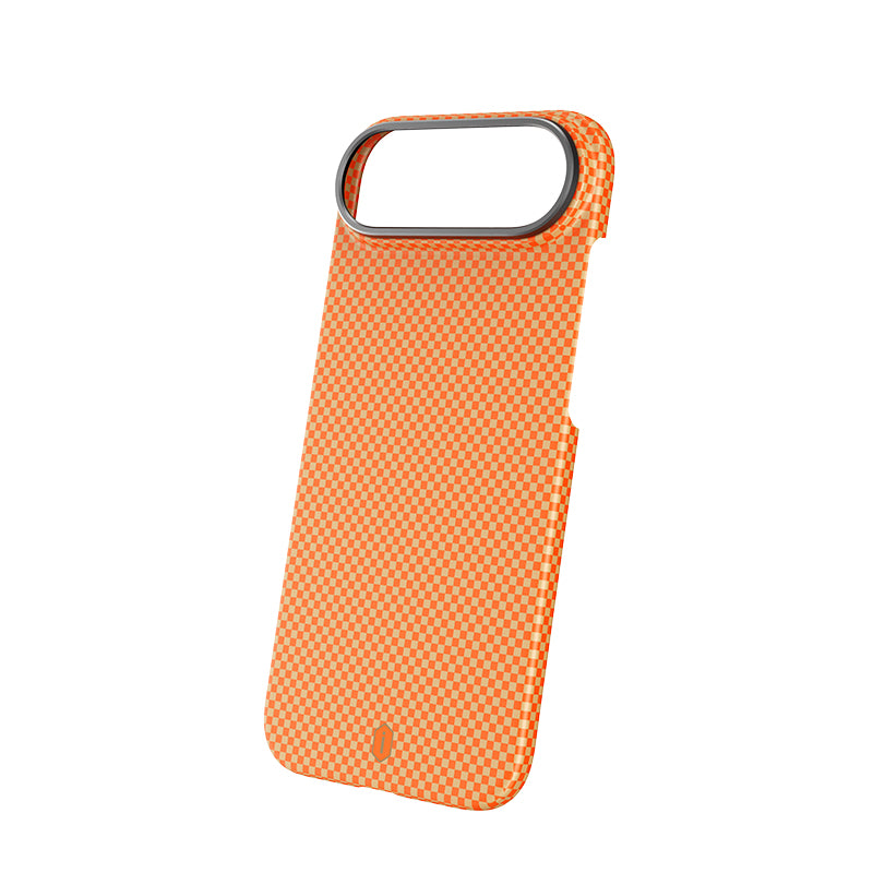 WiWU DCC-208 ARAMID ARMOR Magnetic Case 600D Aramid Fiber Slim Protective Kickstand Cover Anti-Fingerprint for IP17 Series Black Gold Red