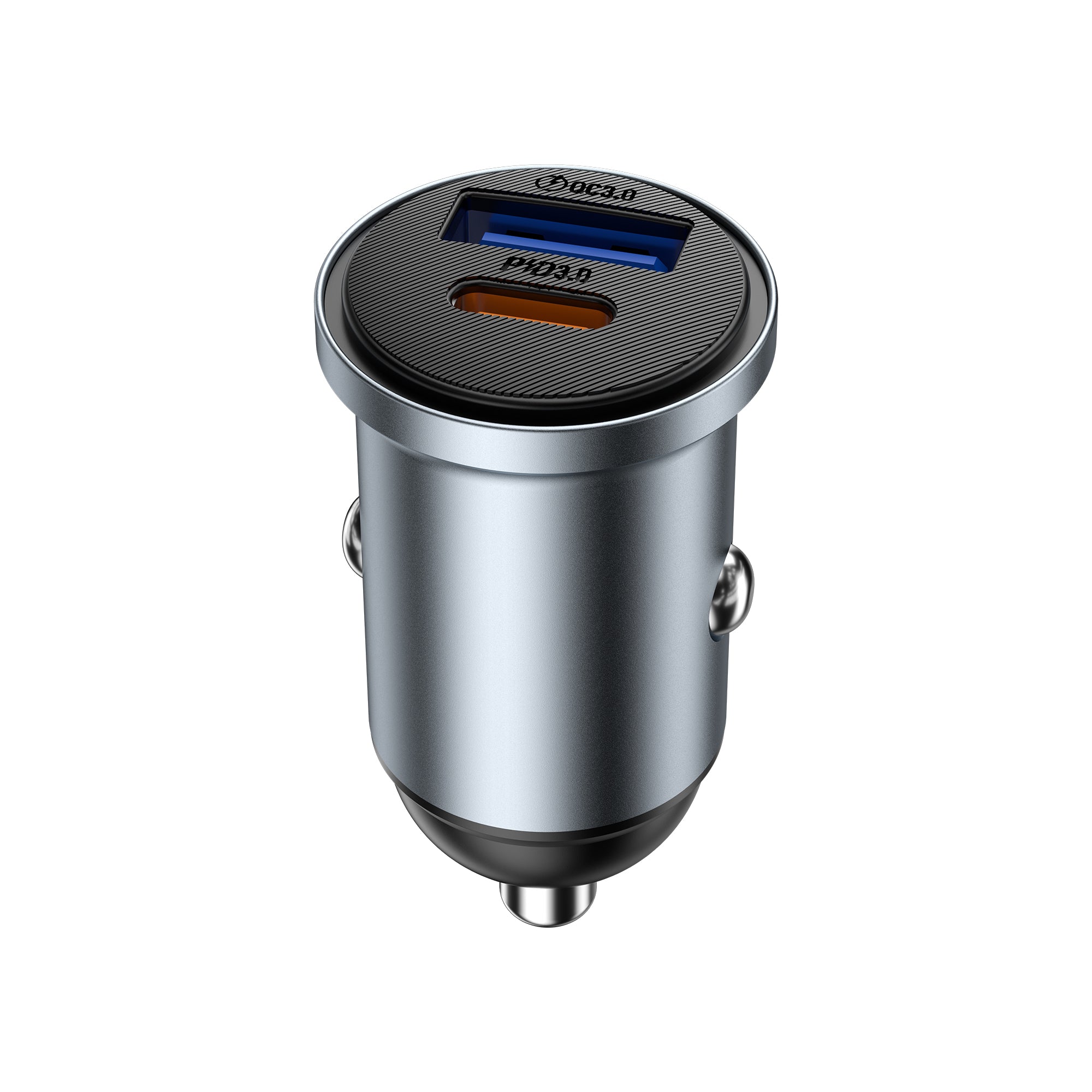 WiWU Wi‑CC030 Nano Lite 35W USB‑C plus USB Car Charger PPS Mini Dual Port Fast Charge Adapter