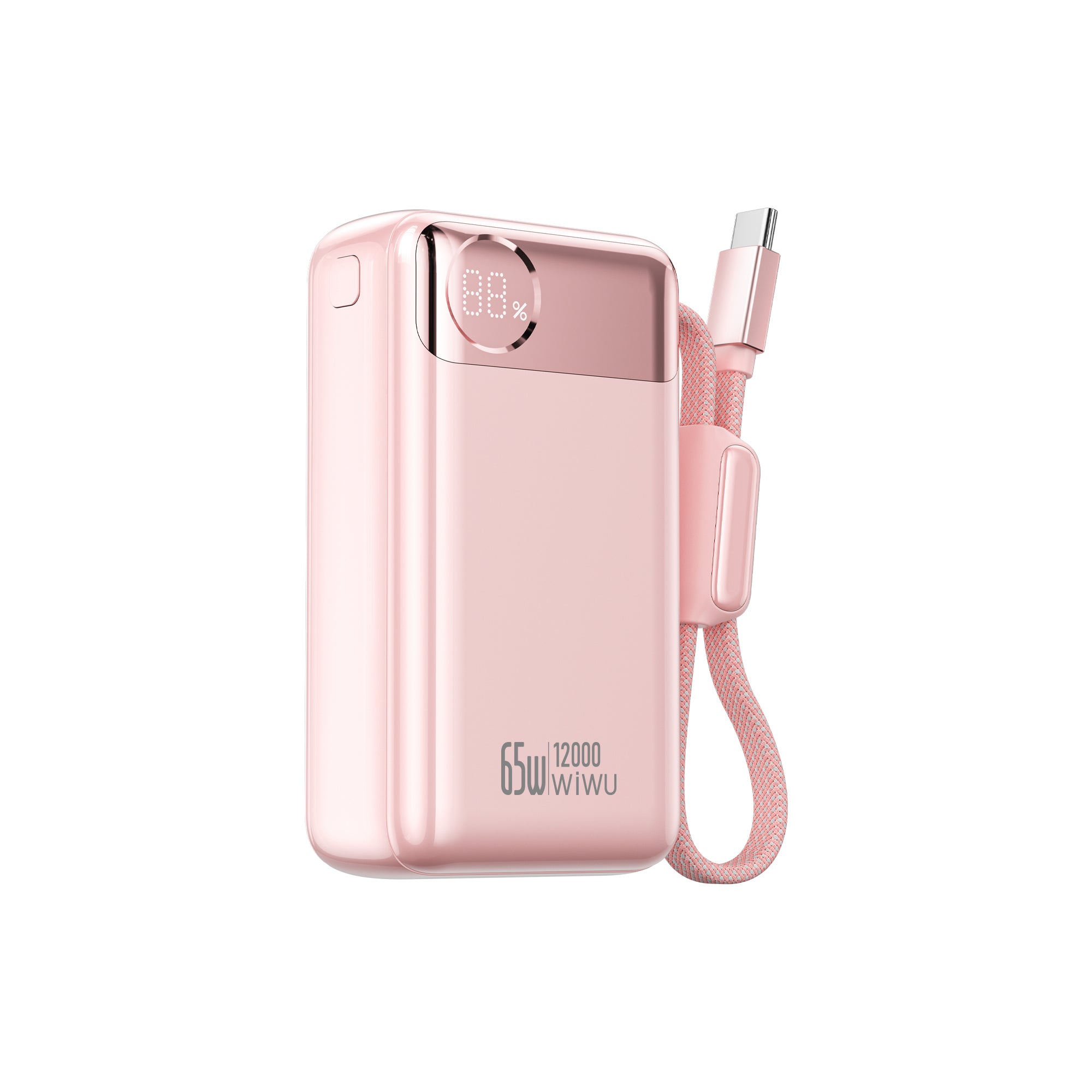 WiWU Power Plus 65W Built-in Cable Power Bank T132