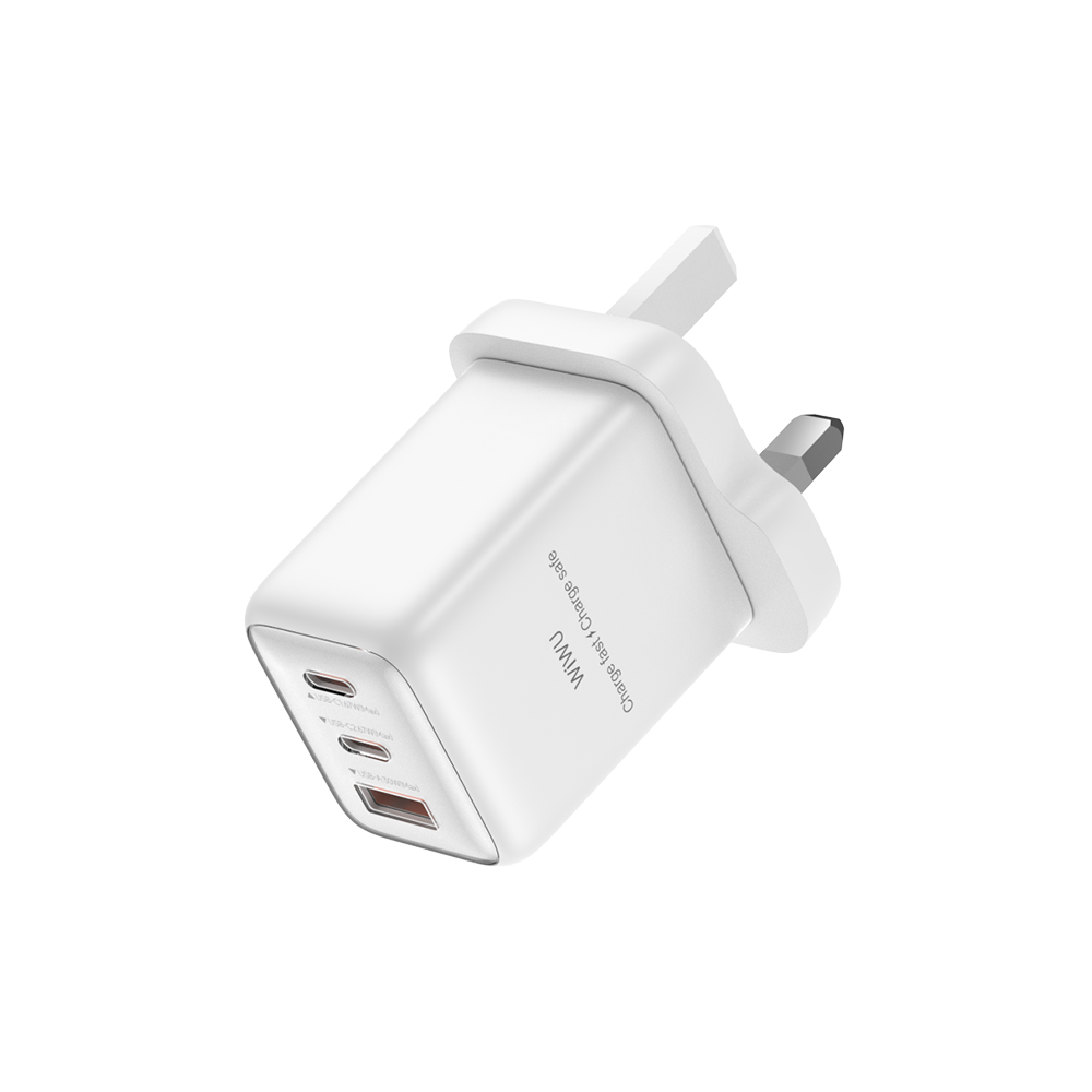 WiWU Cube 67W 2C+A GaN Fast Charger Wi-G026