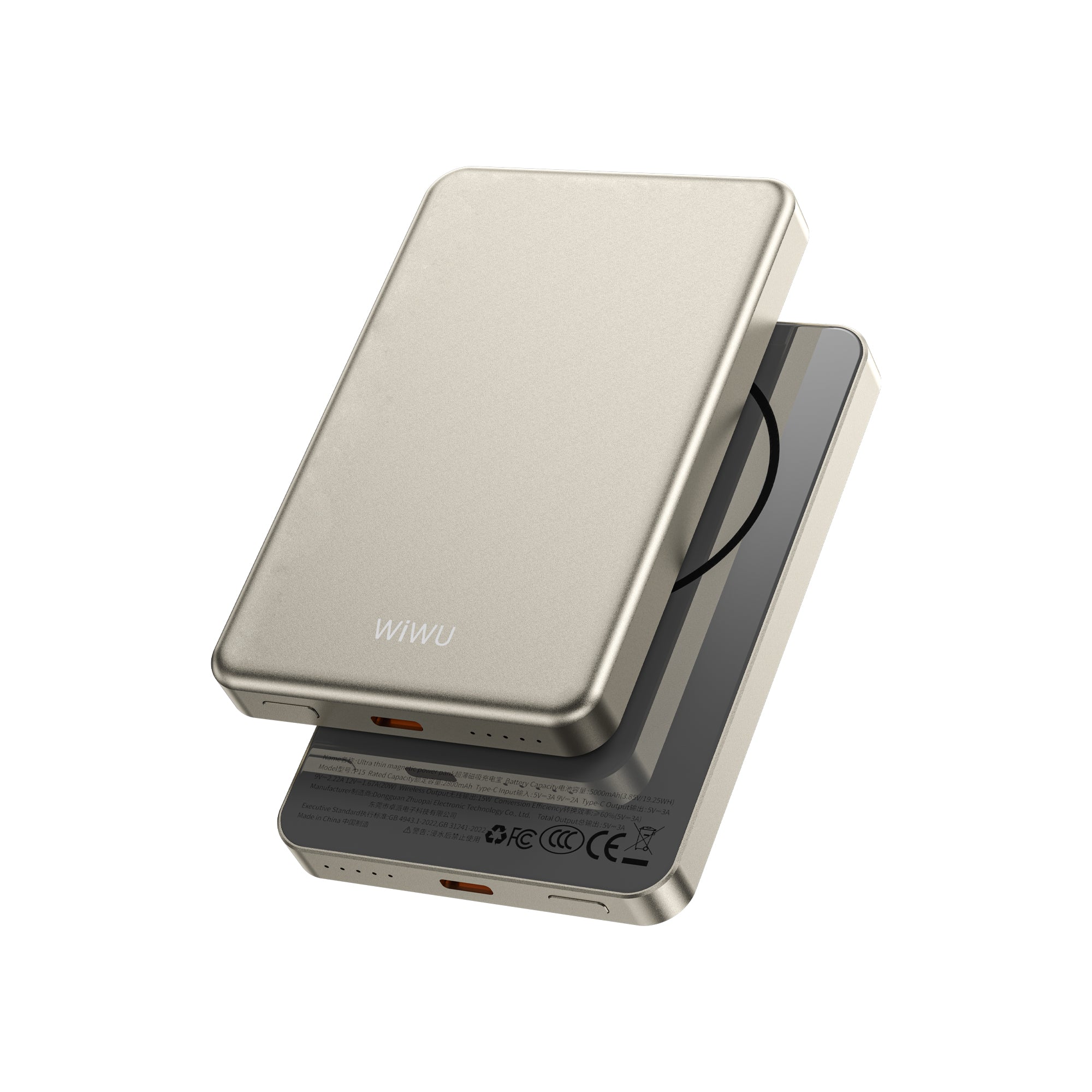 WiWU Ultra Thin Magnetic Power Bank P15 5000mAh