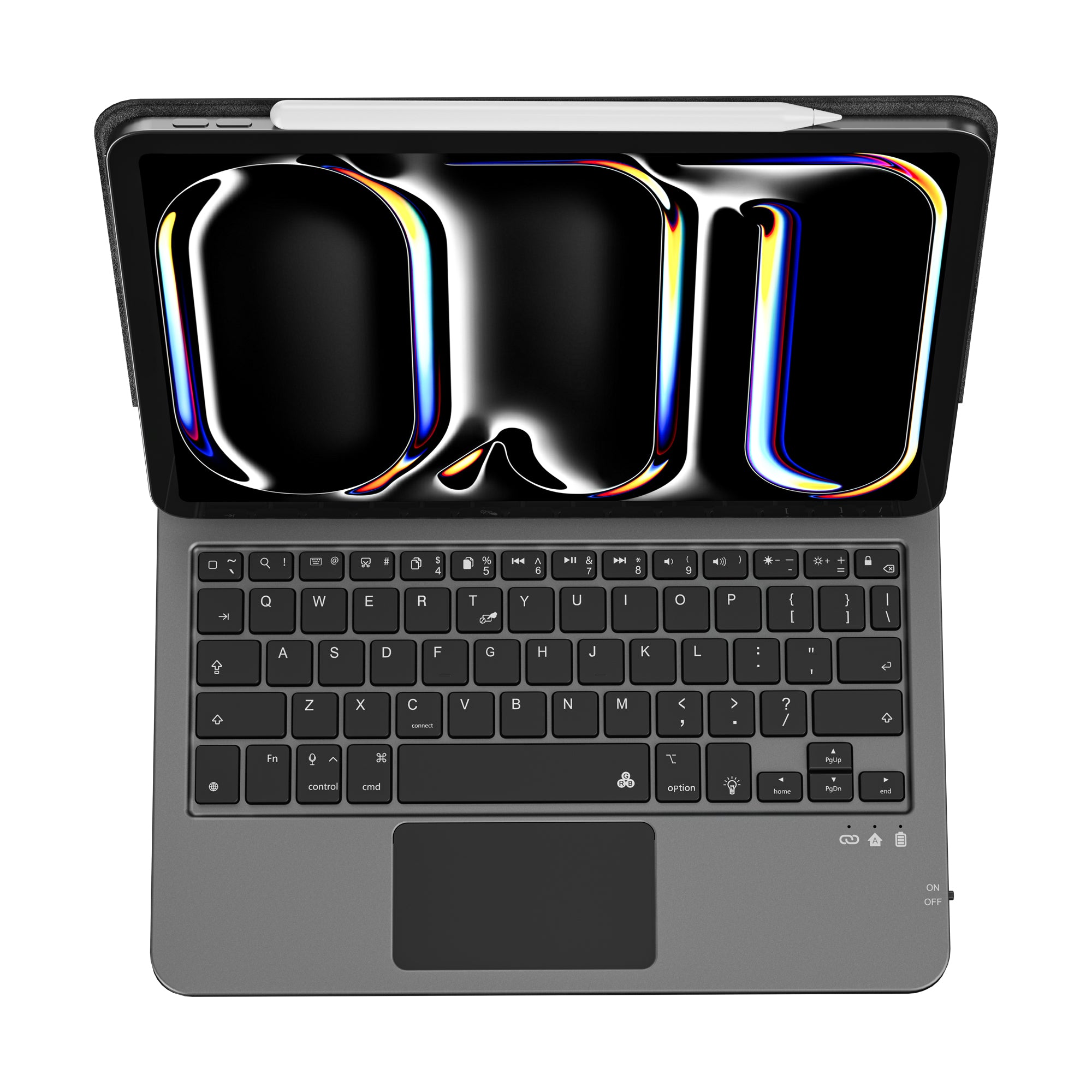 WIWU Magic Keyboard MK-003 Tablet Magnetic adsorption Keyboard case with backlit