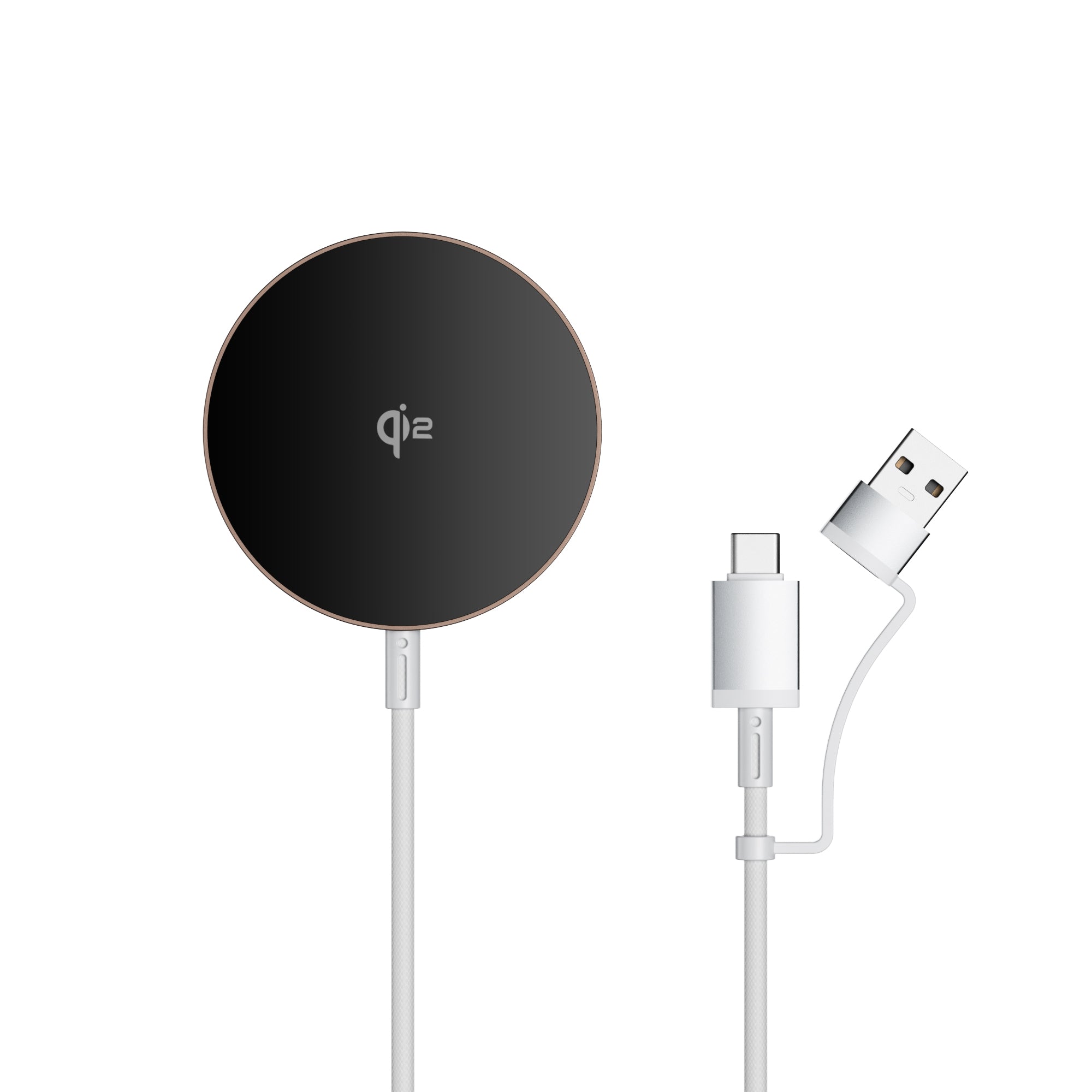 WiWU Qi2.0 Wireless Charger Wi-W029 Aluminum alloy magnetic 15W wireless charger for mobile phone