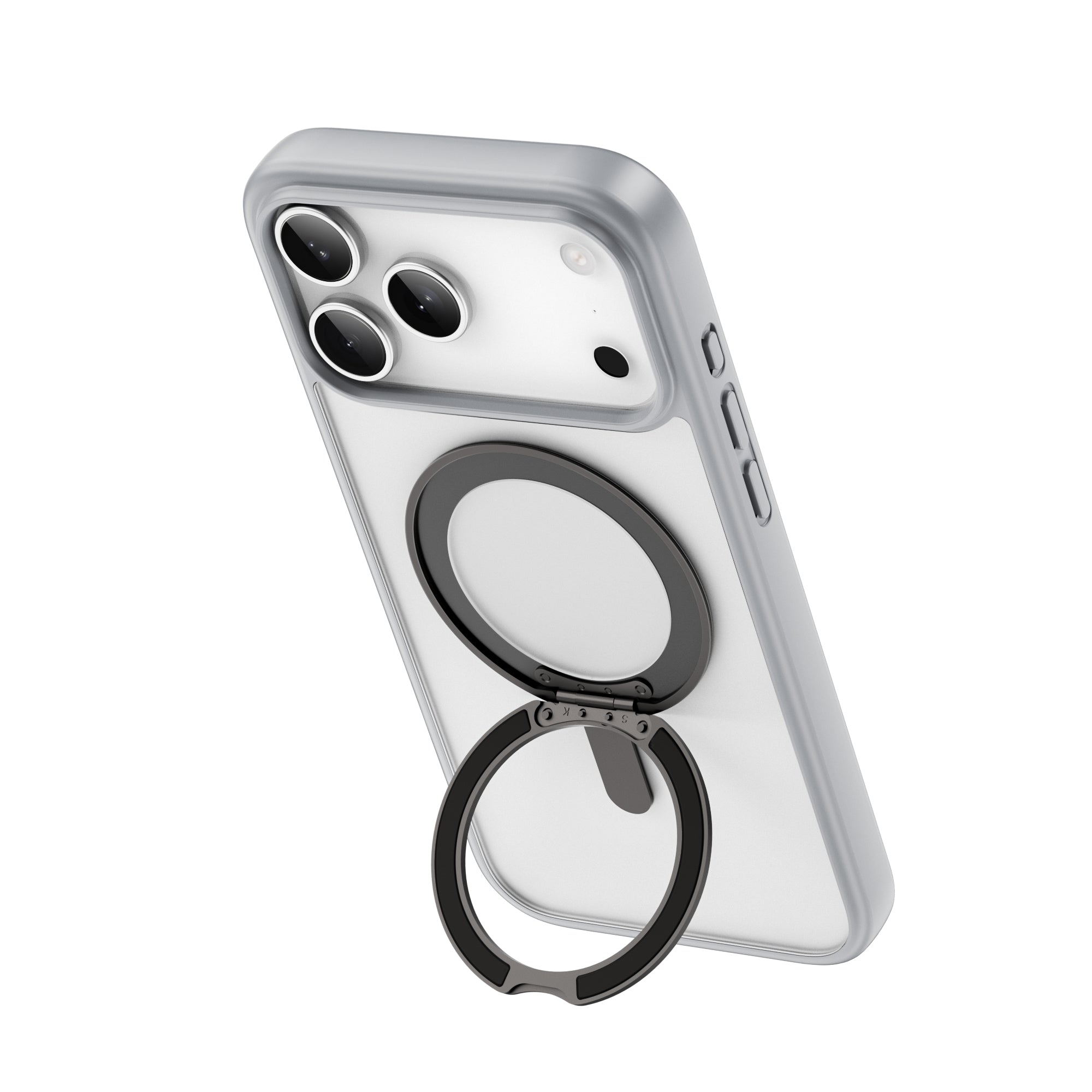 WiWU FGG-202 Soft Touch Magnetic Case with Kickstand Shockproof Skin Feel for IP17 Series